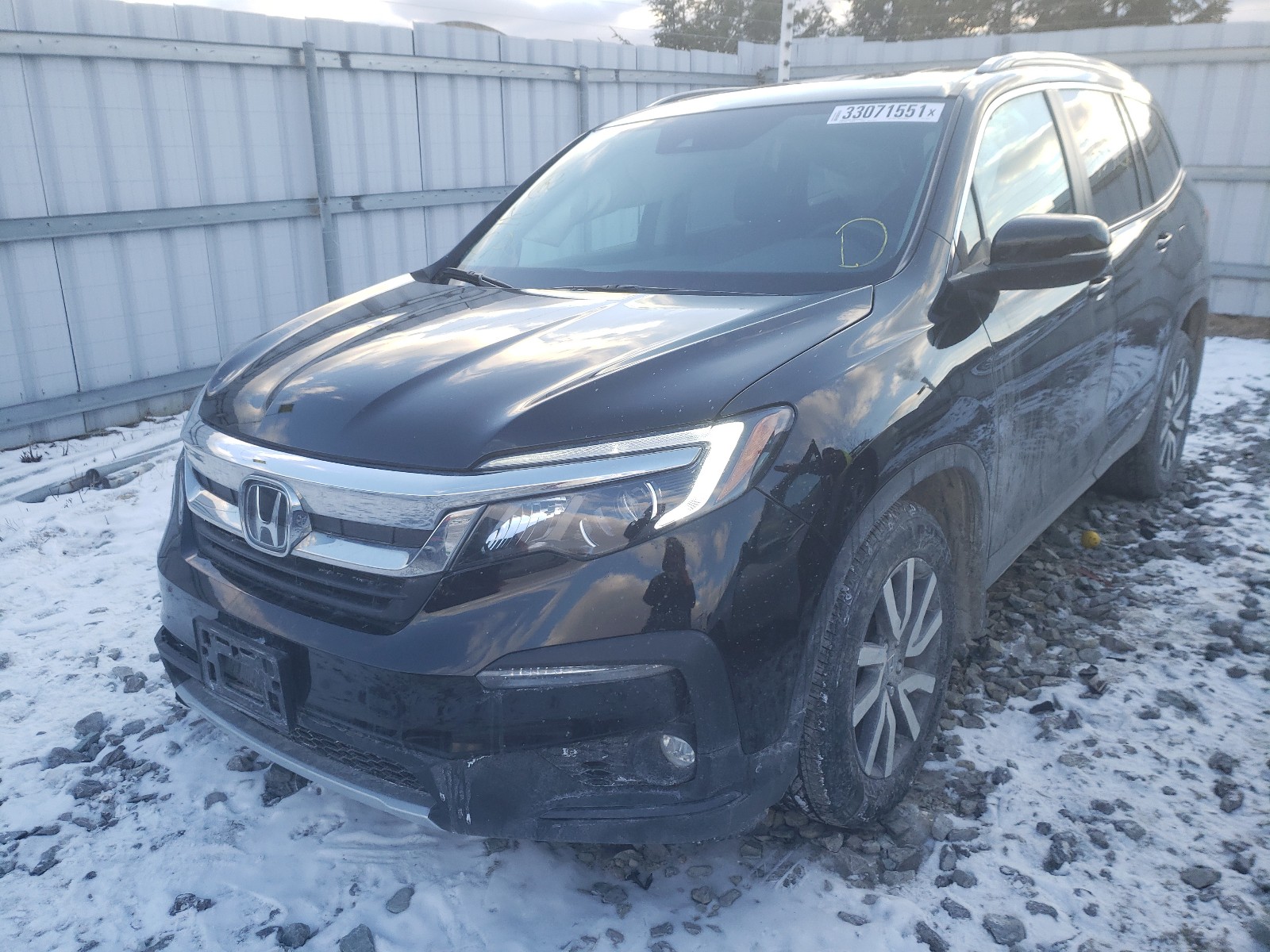 Photo 2 from auction – 2020 HONDA PILOT BLAC with VIN 5FNYF6H73LB500875