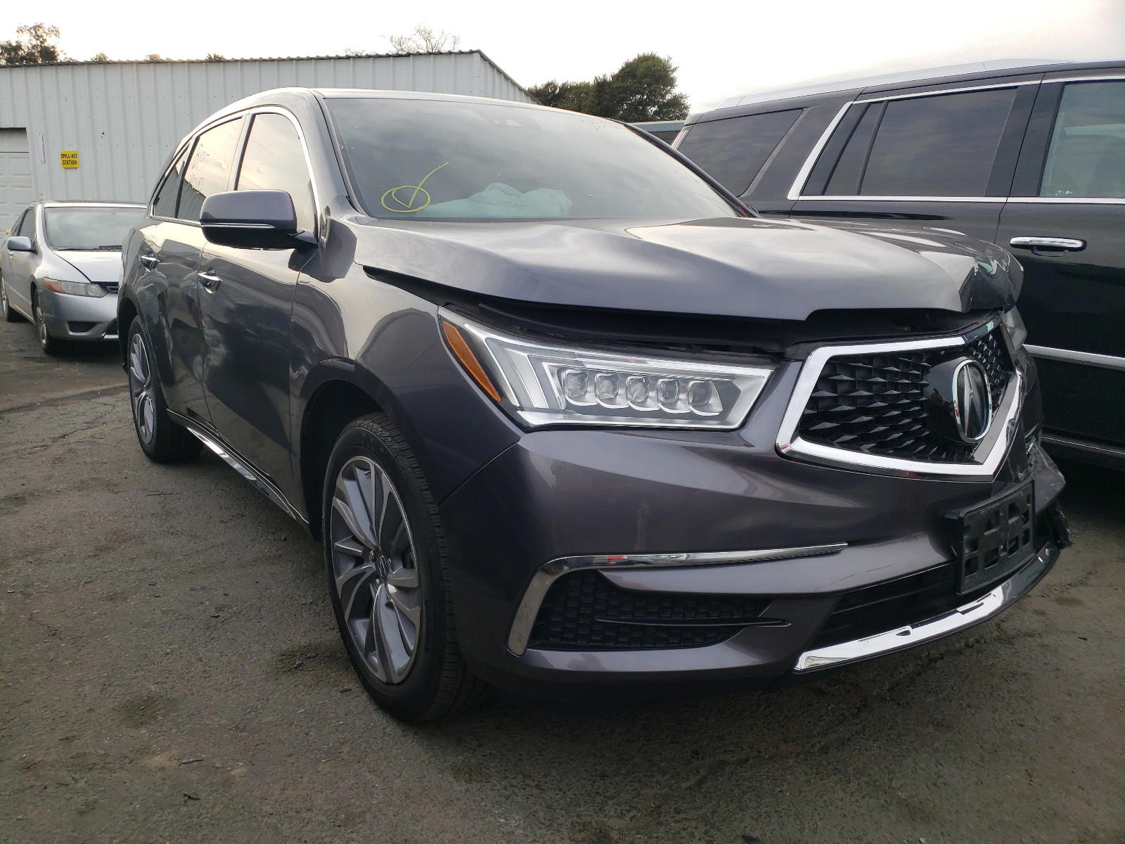 ACURA MDX TECHNO 2017 with VIN 5FRYD3H56HB009869 - Photo from auction