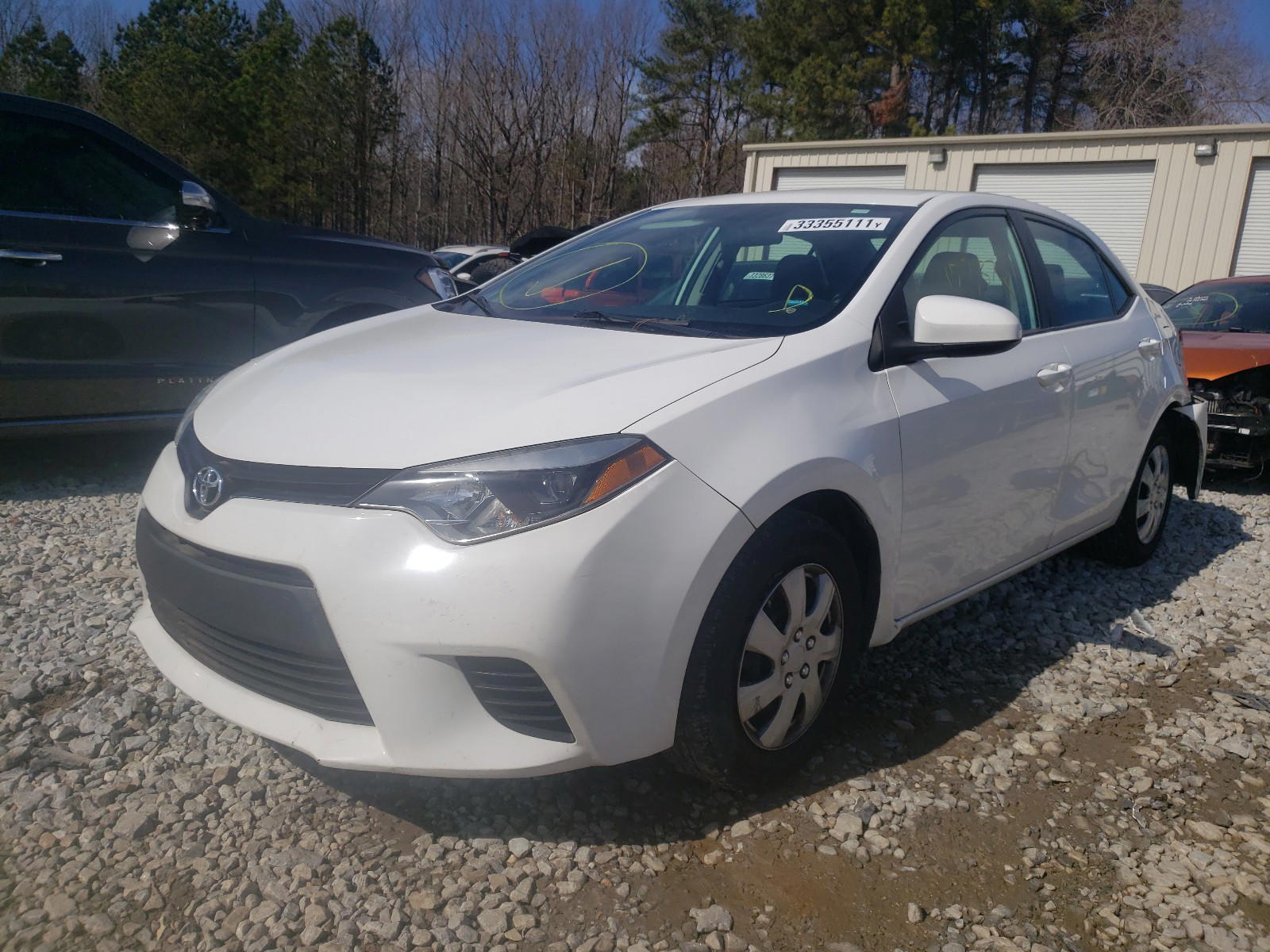 Photo 2 from auction – 2016 TOYOTA COROLLA L with VIN 2T1BURHE2GC686642