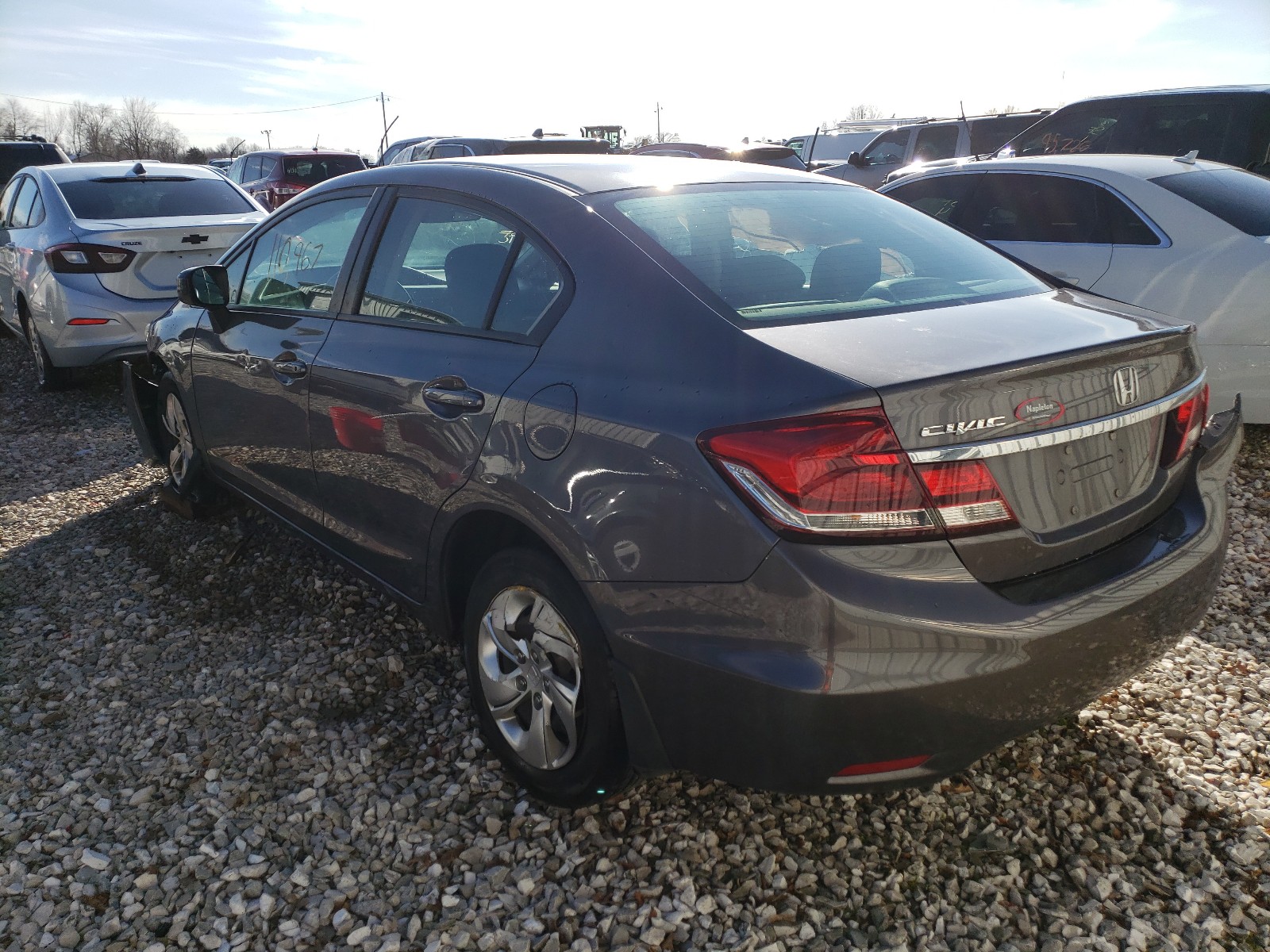 Photo 3 from auction – 2014 HONDA CIVIC LX with VIN 19XFB2F58EE012849