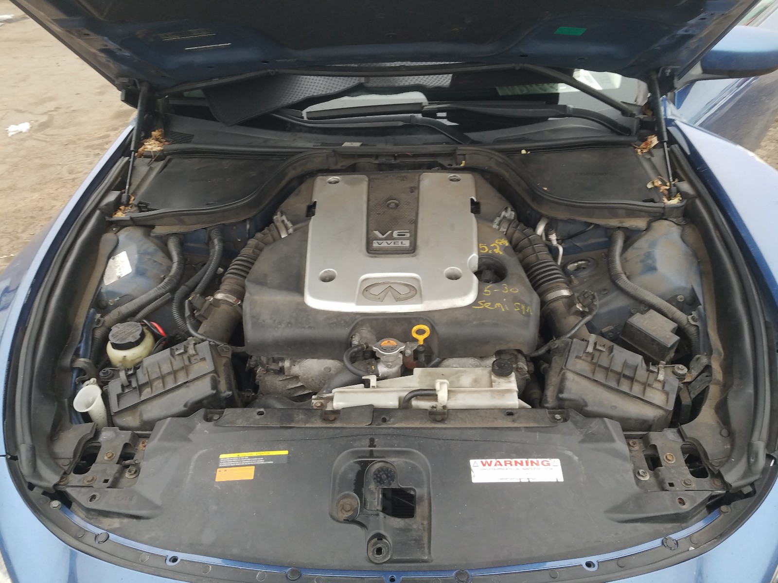 Photo 7 from auction – 2009 INFINITI G37 with VIN JNKCV64F49M654553