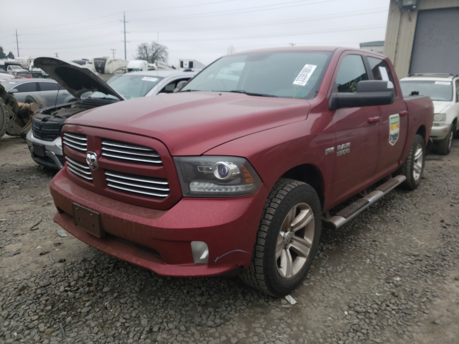 Photo 2 from auction – 2014 RAM 1500 SPORT with VIN 1C6RR7MT0ES153667