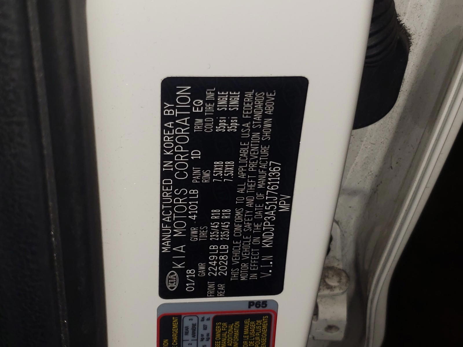 Photo 10 from auction – 2018 KIA SOUL + with VIN KNDJP3A51J7611367