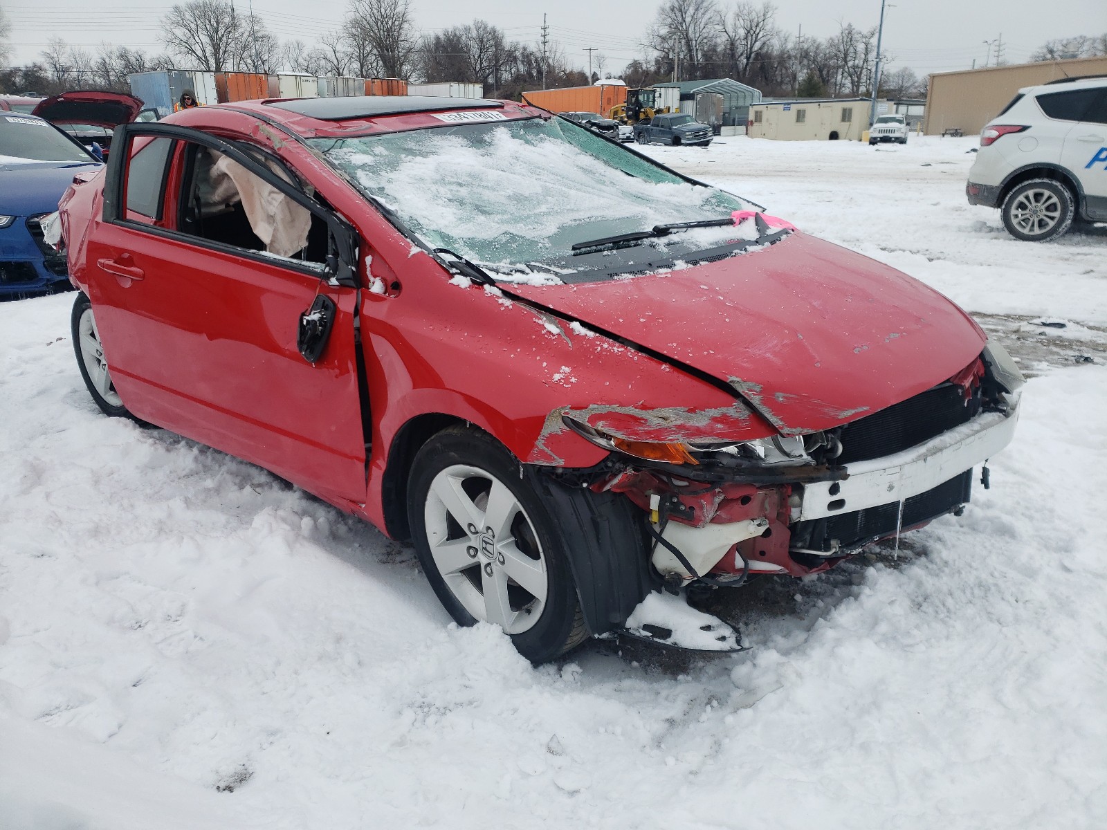HONDA CIVIC EX 2008 with VIN 2HGFG12828H579063 - Photo from auction