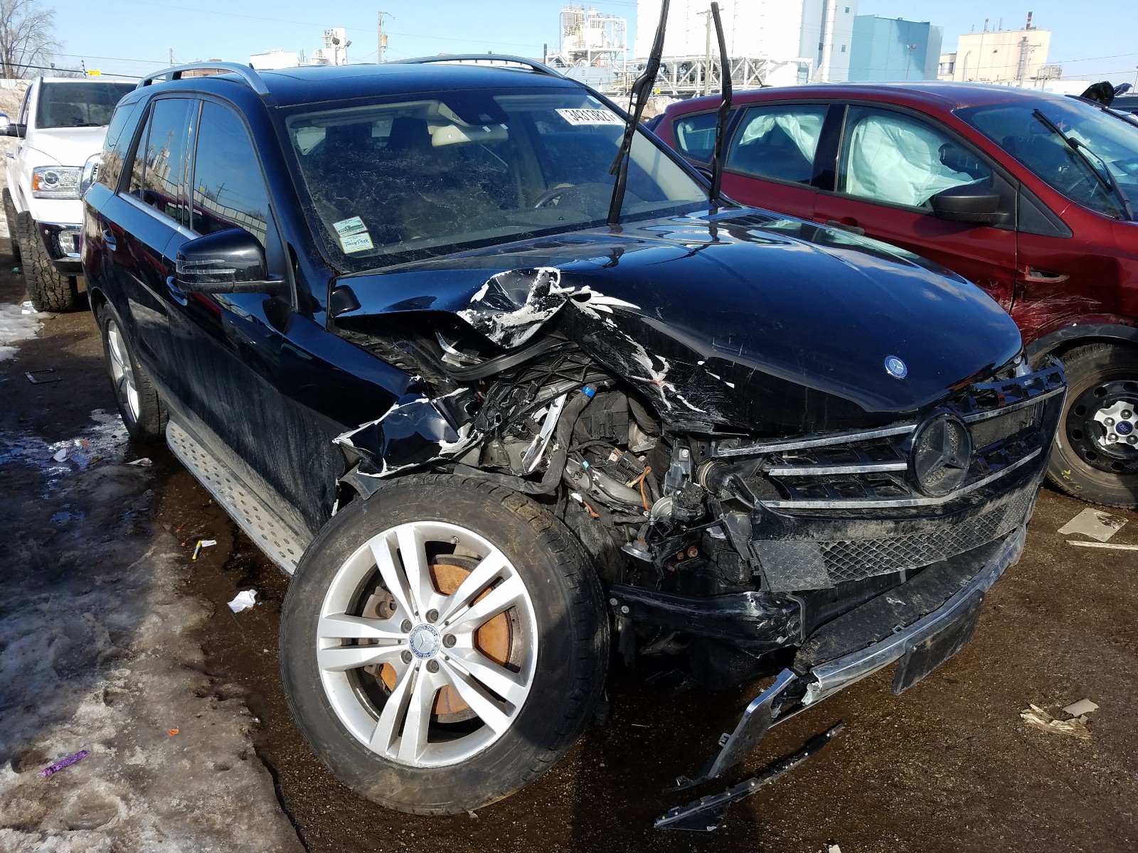 Photo 1 from auction – 2014 MERCEDES-BENZ ML 350 BLU with VIN 4JGDA2EB0EA353940