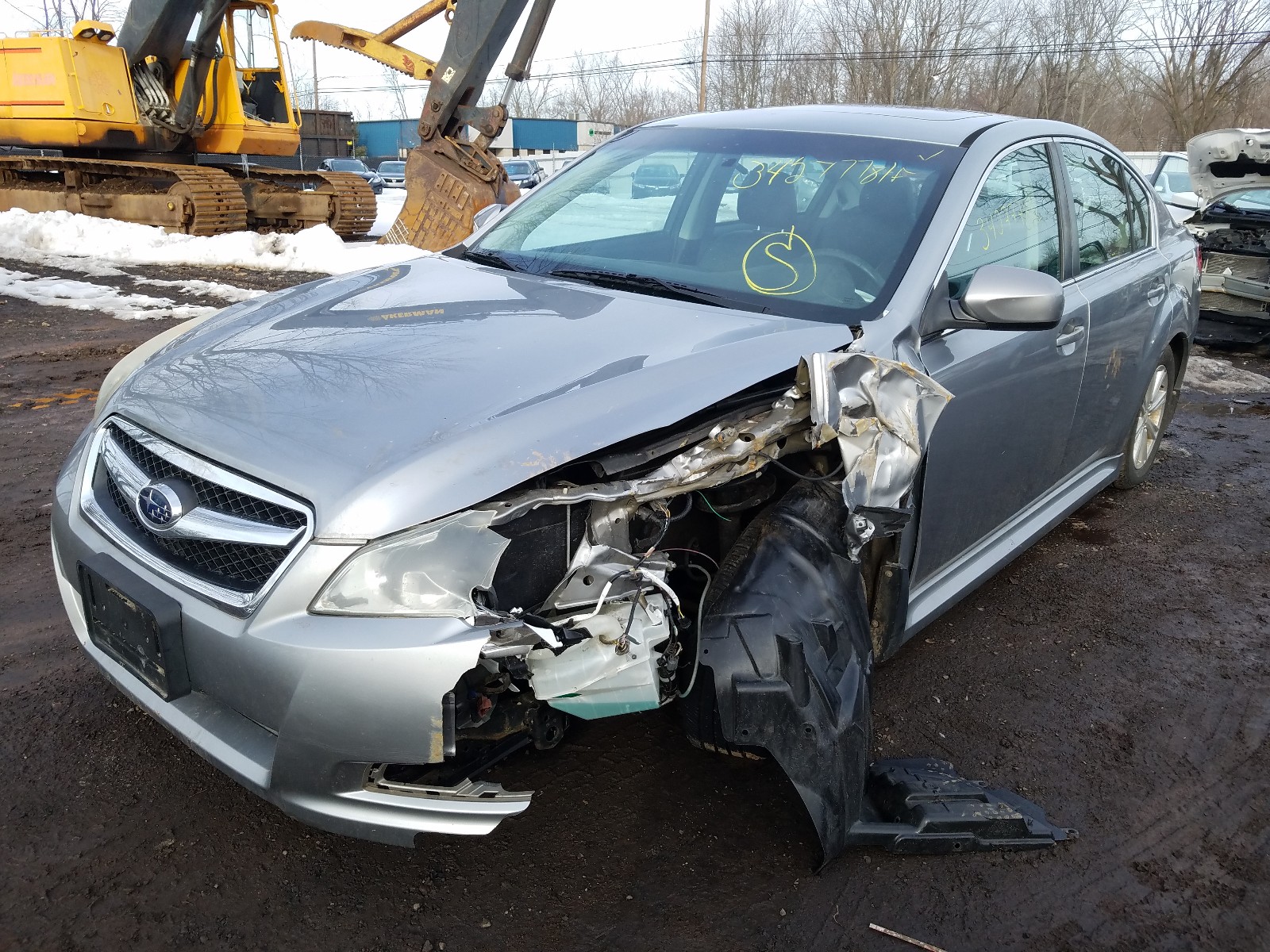 Photo 2 from auction – 2011 SUBARU LEGACY 2.5 with VIN 4S3BMBG61B3252568