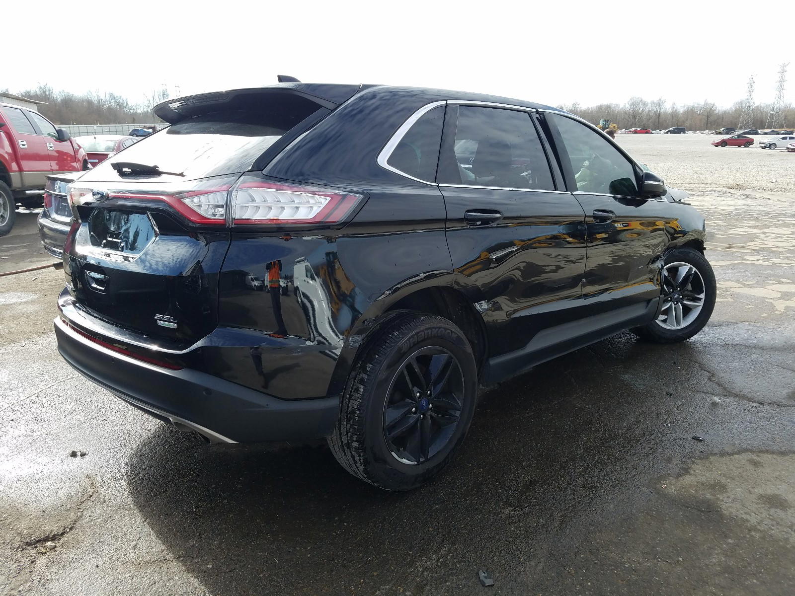 Photo 4 from auction – 2017 FORD EDGE SEL with VIN 2FMPK3J95HBB97972