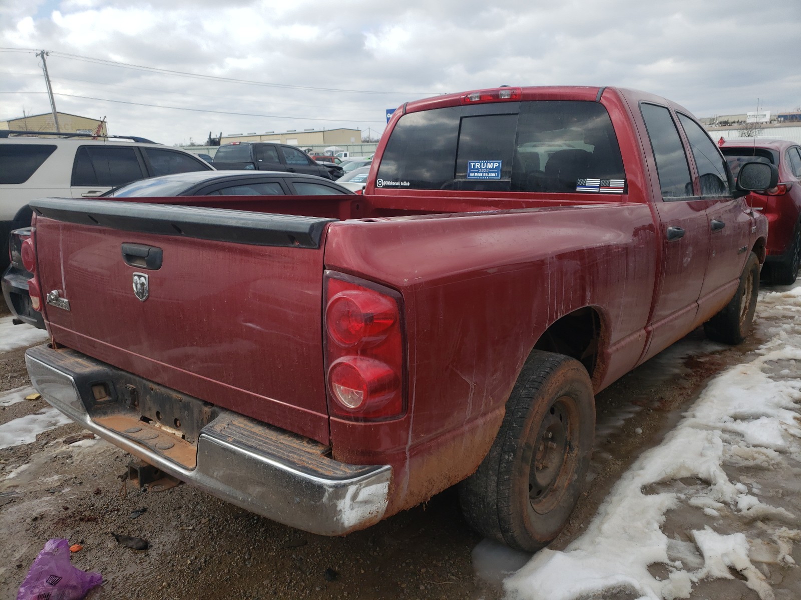 Photo 4 from auction – 2008 DODGE RAM 1500 S with VIN 1D7HA18238J116249