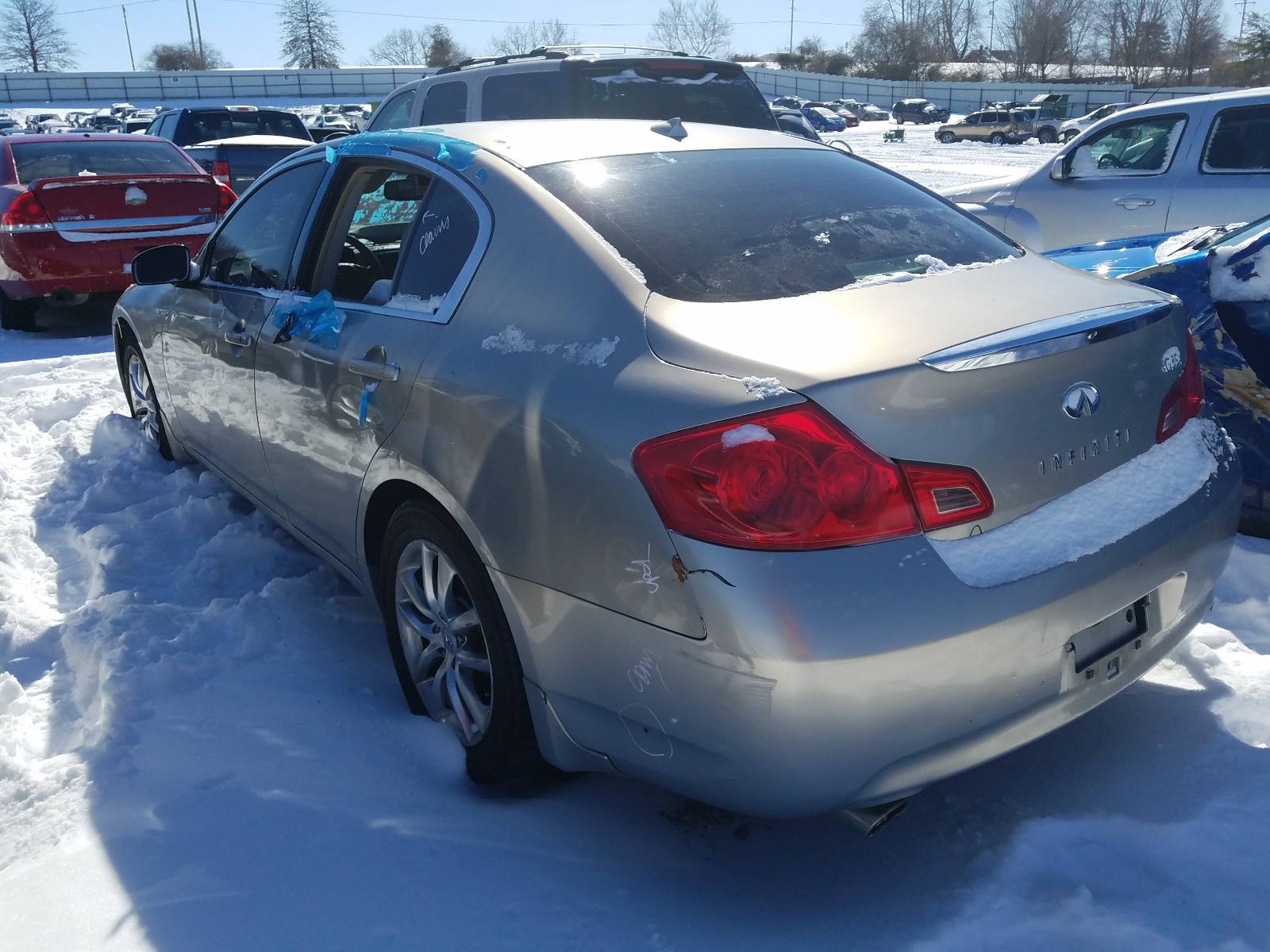 Photo 3 from auction – 2008 INFINITI G35 with VIN JNKBV61FX8M263602