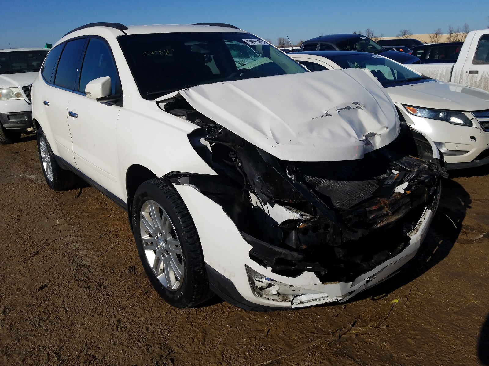 CHEVROLET TRAVERSE L 2013 with VIN 1GNKVGKD7DJ248014 - Photo from auction