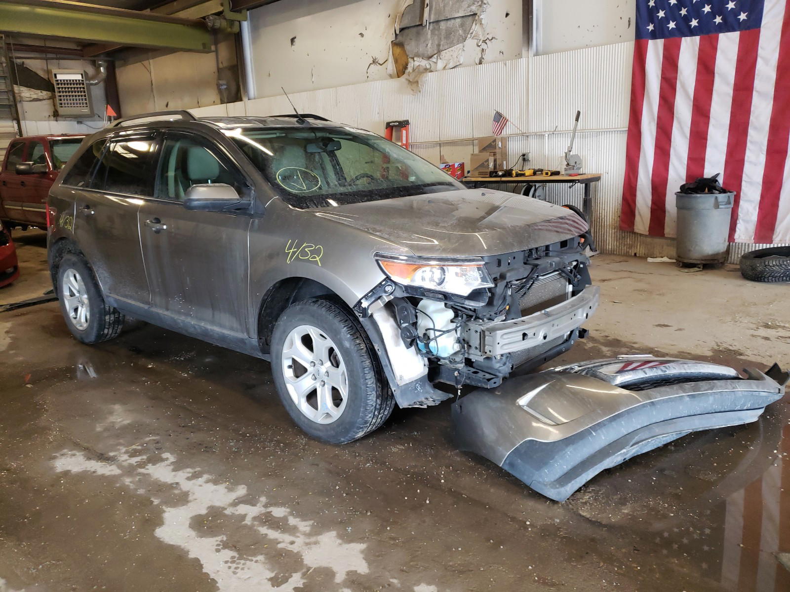 FORD EDGE SEL 2014 with VIN 2FMDK4JC5EBA71806 - Photo from auction