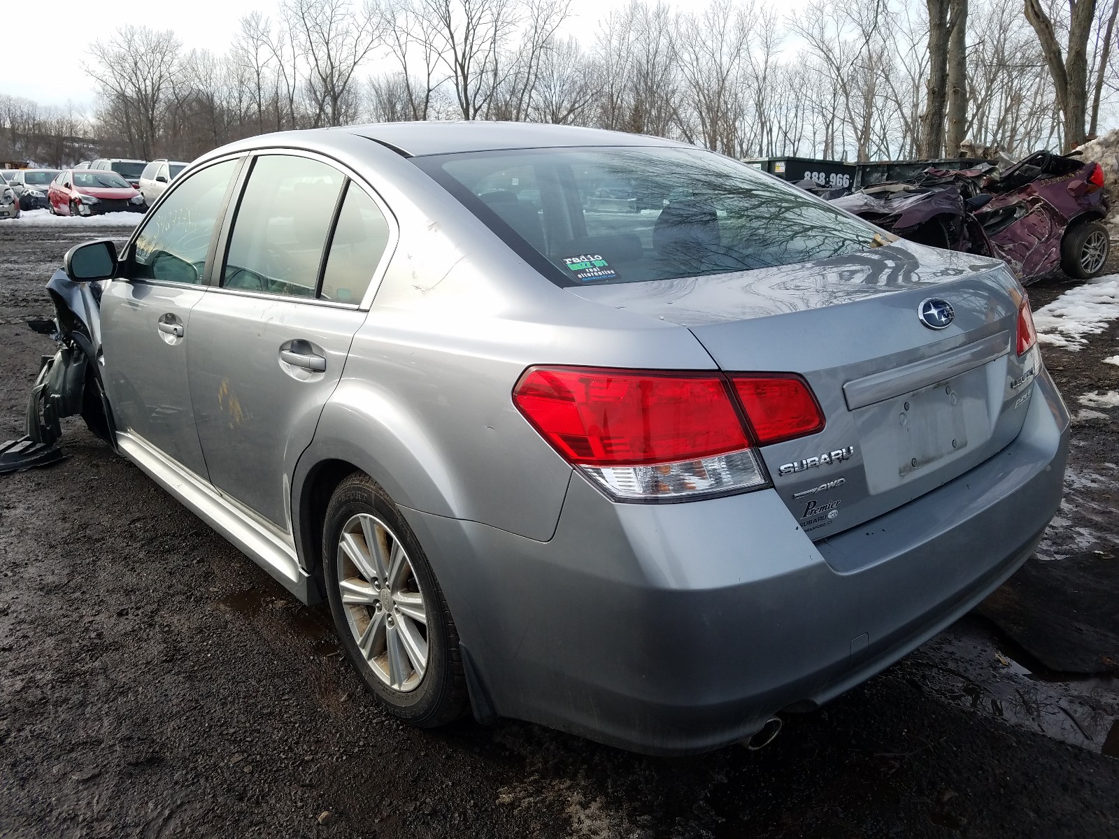 Photo 3 from auction – 2011 SUBARU LEGACY 2.5 with VIN 4S3BMBG61B3252568