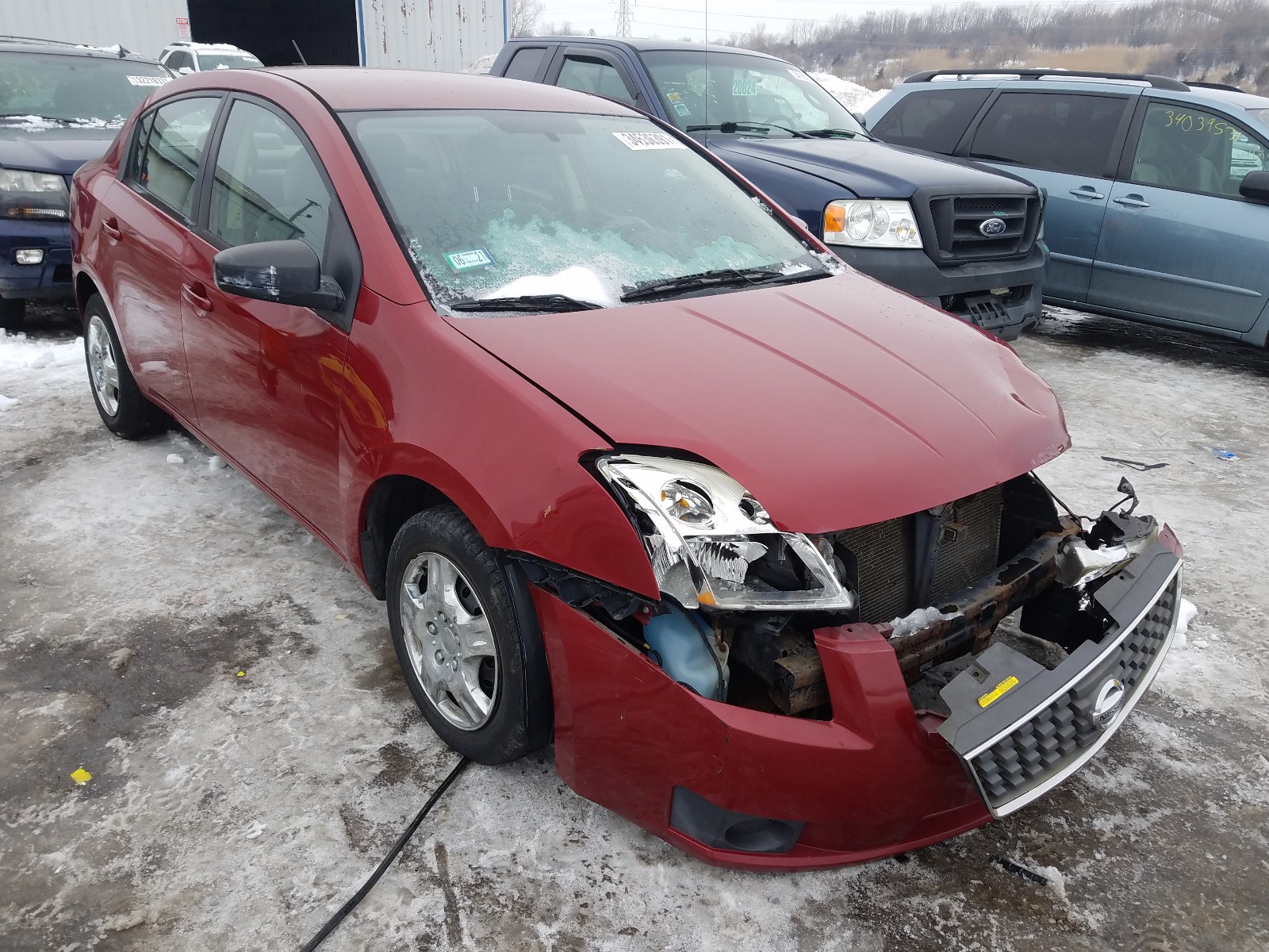 NISSAN SENTRA 2.0 2007 with VIN 3N1AB61E67L618130 - Photo from auction
