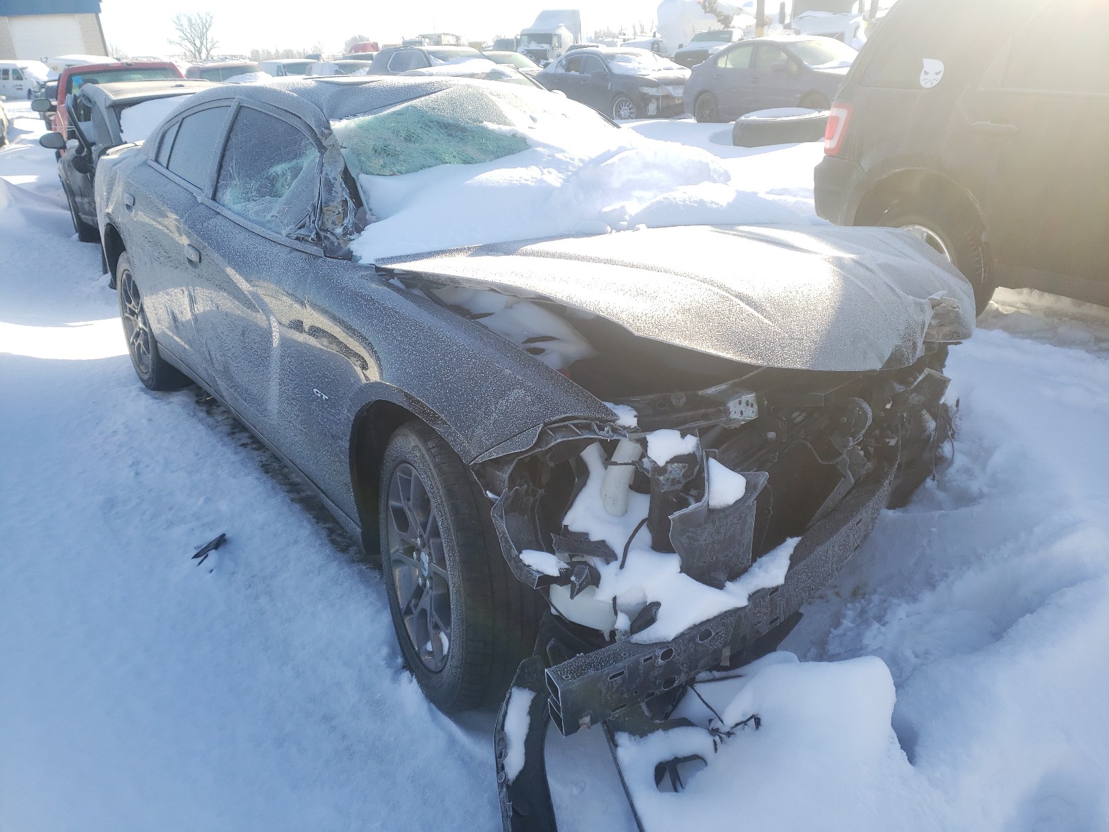 DODGE CHARGER GT 2018 with VIN 2C3CDXJG1JH281586 - Photo from auction