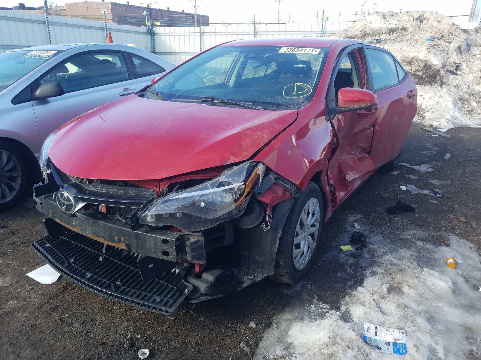 Photo 2 from auction – 2018 TOYOTA COROLLA L with VIN 2T1BURHE0JC100480