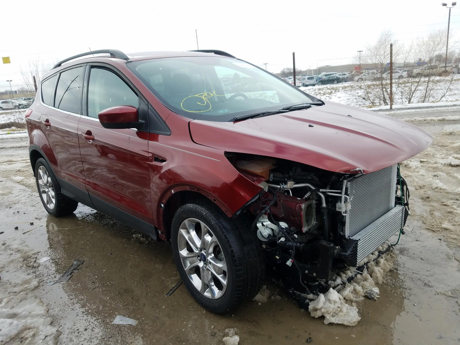 FORD ESCAPE SE 2016 with VIN 1FMCU9GX5GUA96280 - Photo from auction