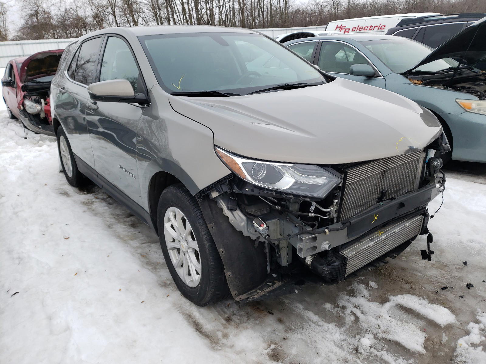 CHEVROLET EQUINOX LT 2018 with VIN 3GNAXJEV7JS642808 - Photo from auction