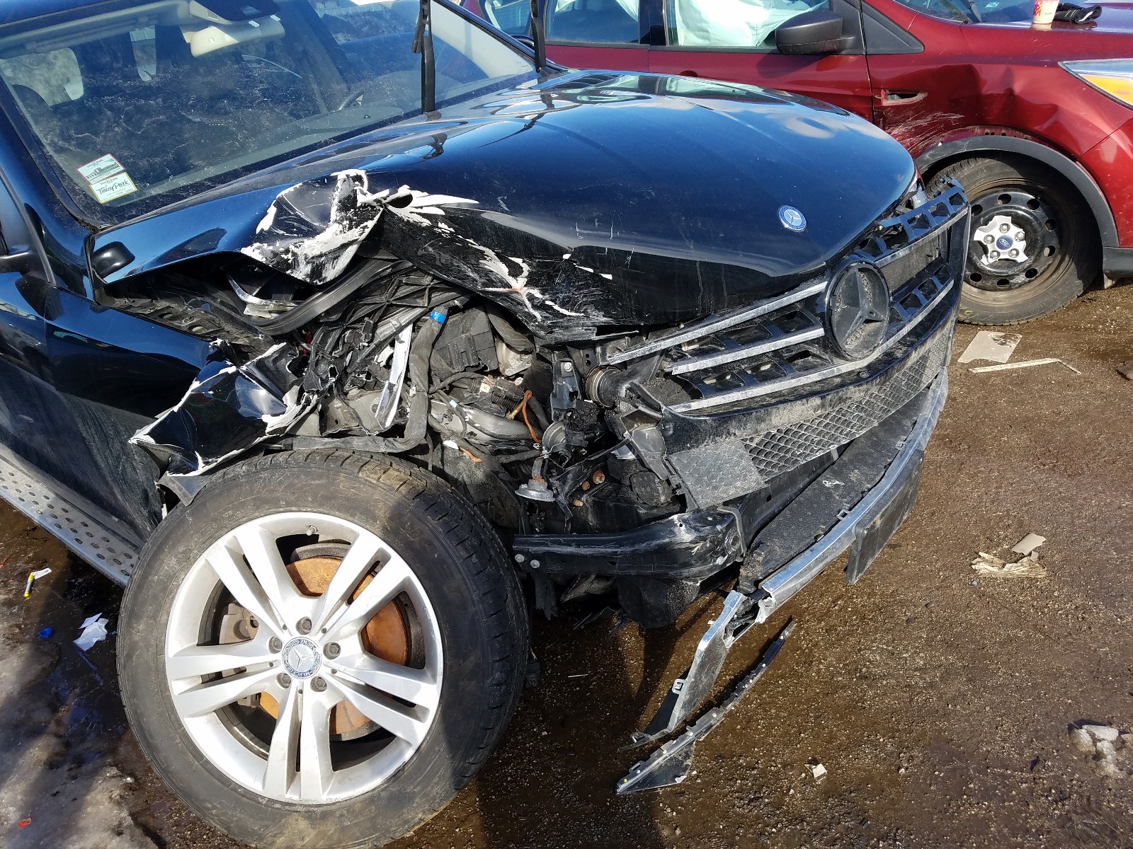 Photo 9 from auction – 2014 MERCEDES-BENZ ML 350 BLU with VIN 4JGDA2EB0EA353940