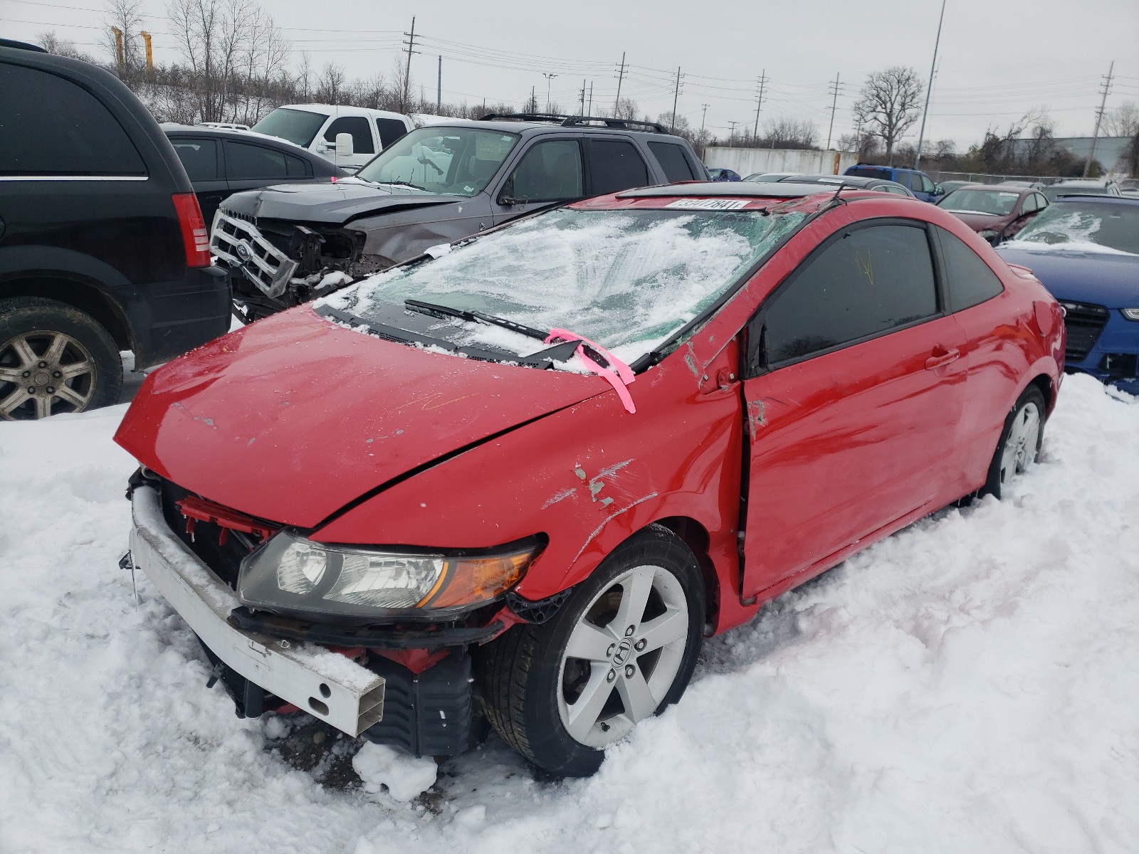 Photo 2 from auction – 2008 HONDA CIVIC EX with VIN 2HGFG12828H579063