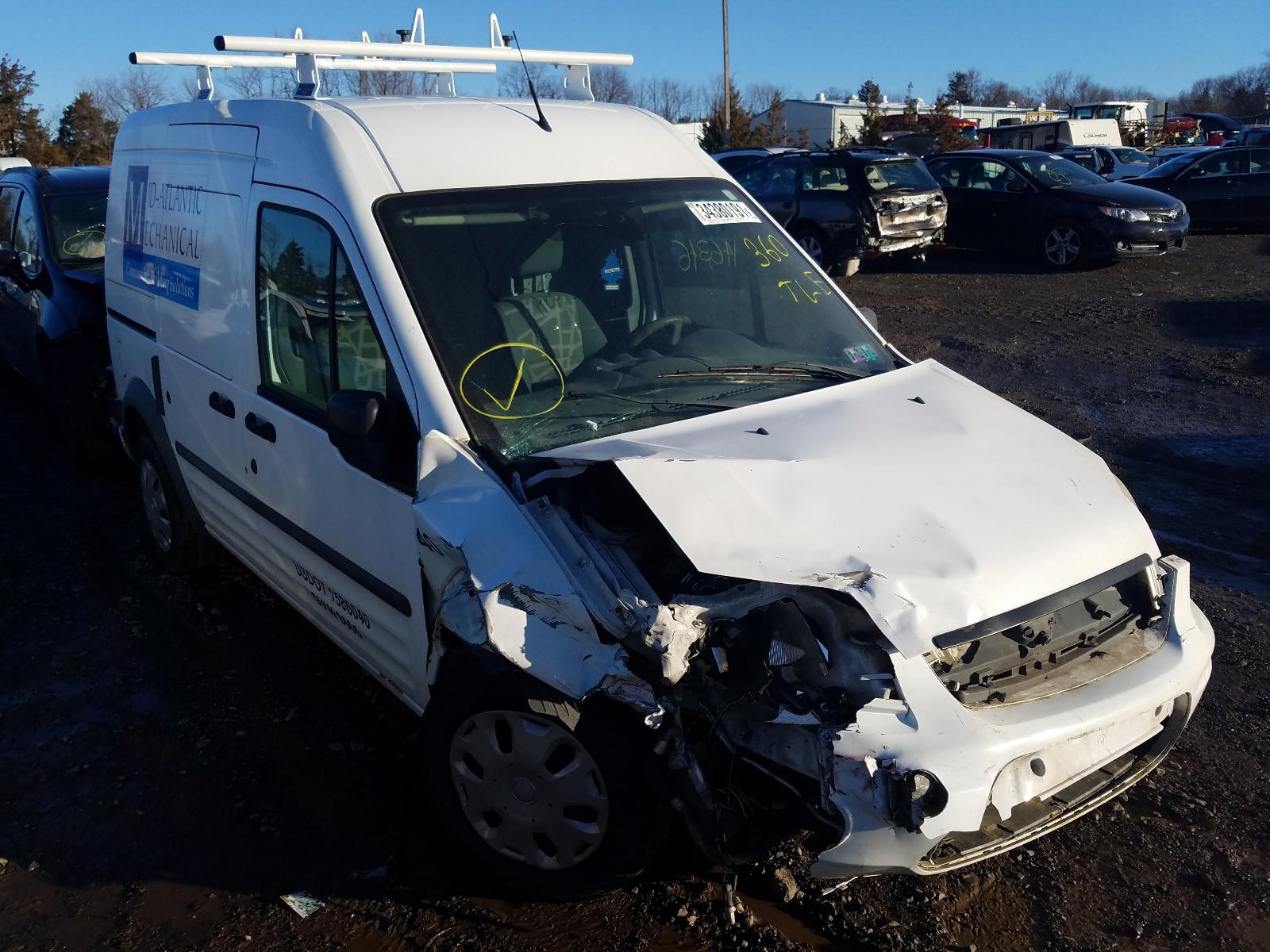 FORD TRANSIT CO 2012 with VIN NM0LS7BN2CT115885 - Photo from auction