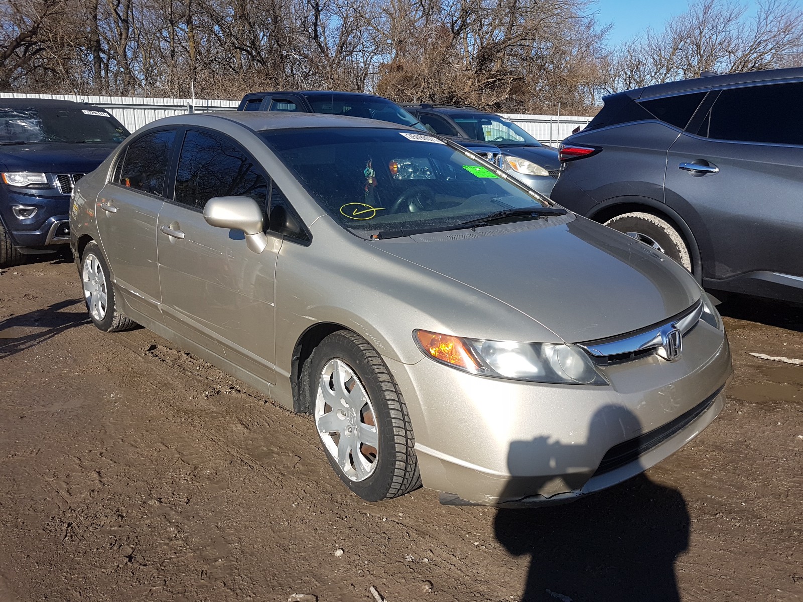Photo 1 from auction – 2007 HONDA CIVIC LX with VIN 1HGFA16507L016435