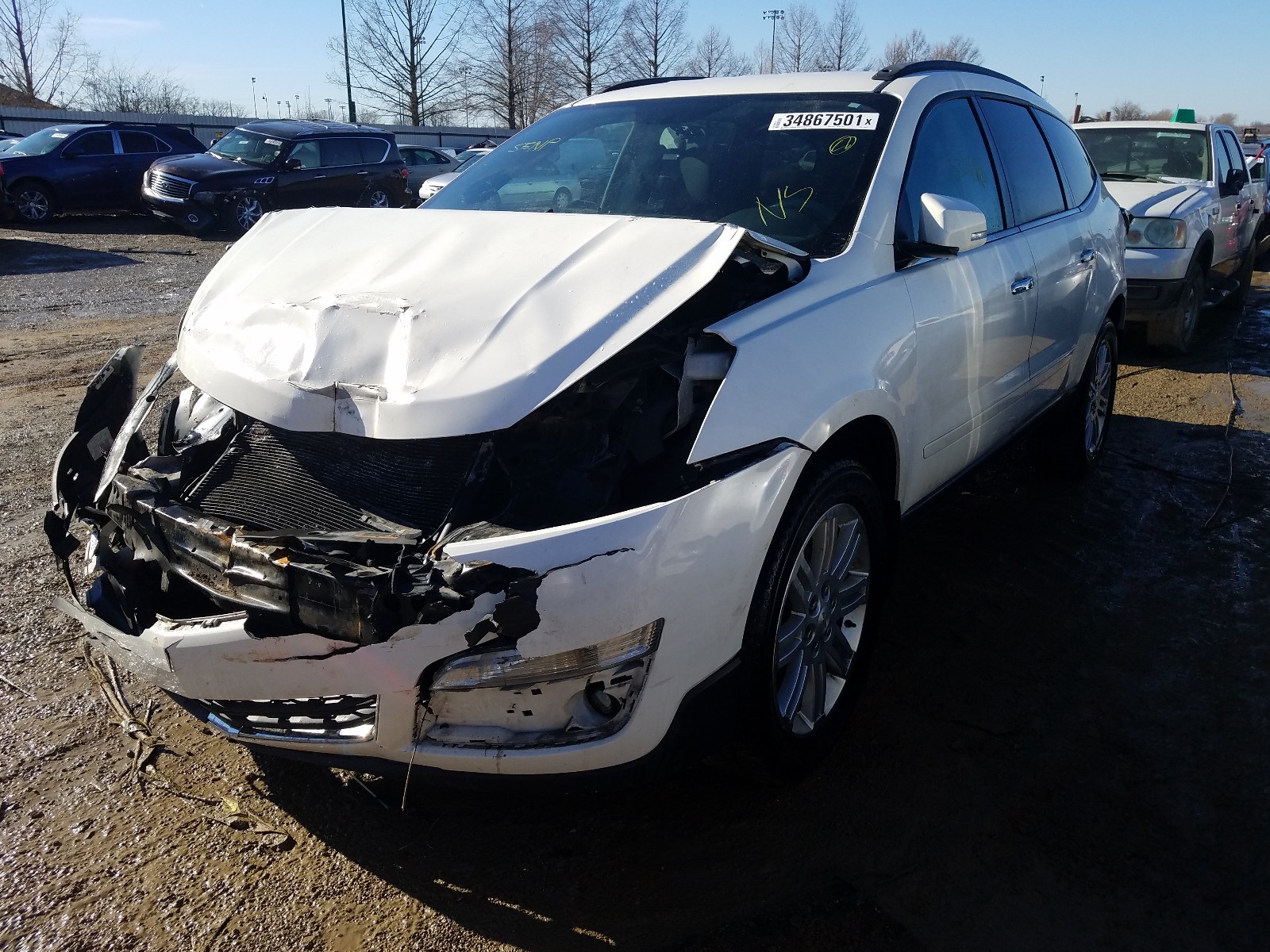 Photo 2 from auction – 2013 CHEVROLET TRAVERSE L with VIN 1GNKVGKD7DJ248014