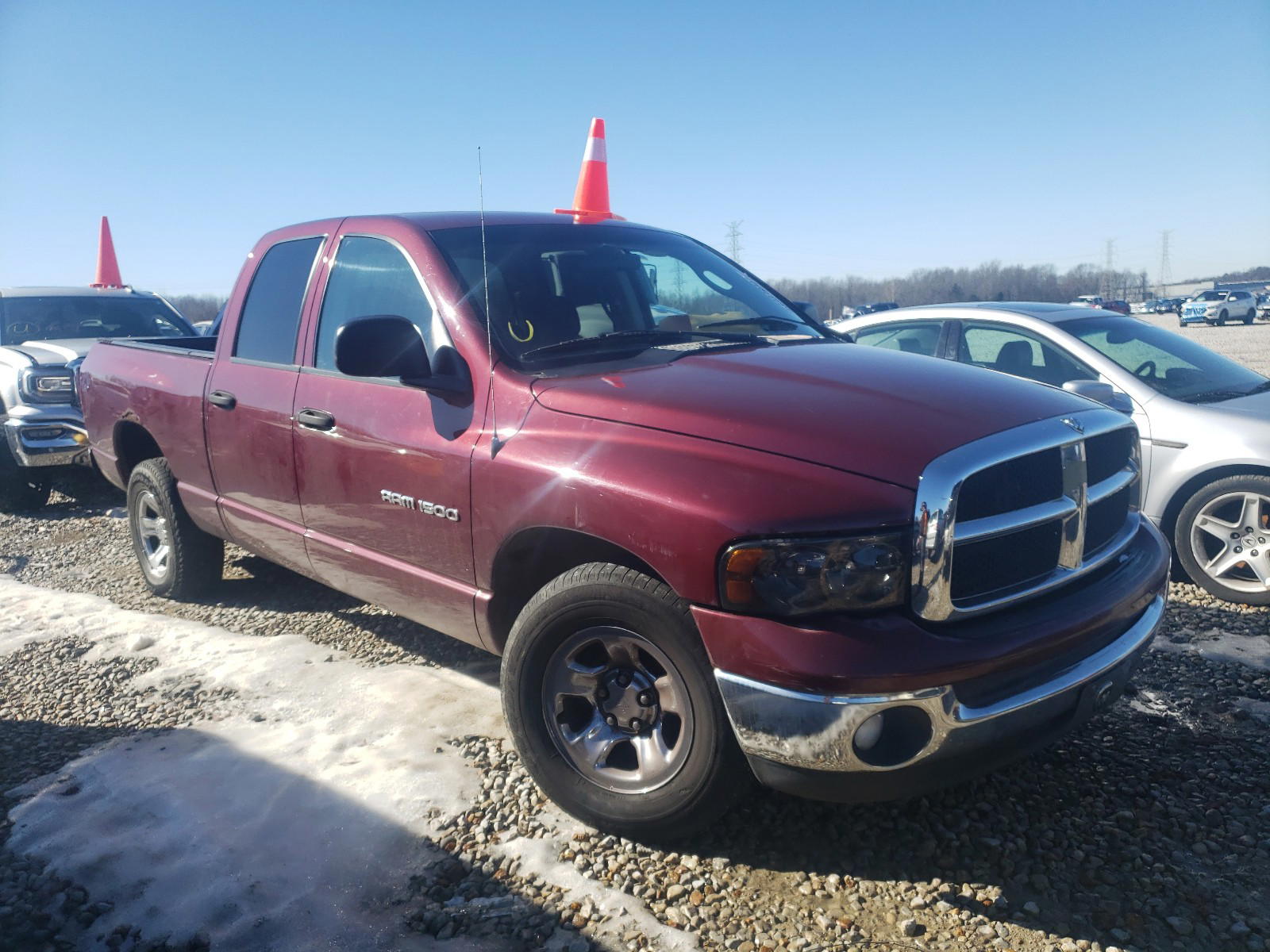 DODGE RAM 1500 S 2003 with VIN 1D7HA18NX3S360641 - Photo from auction