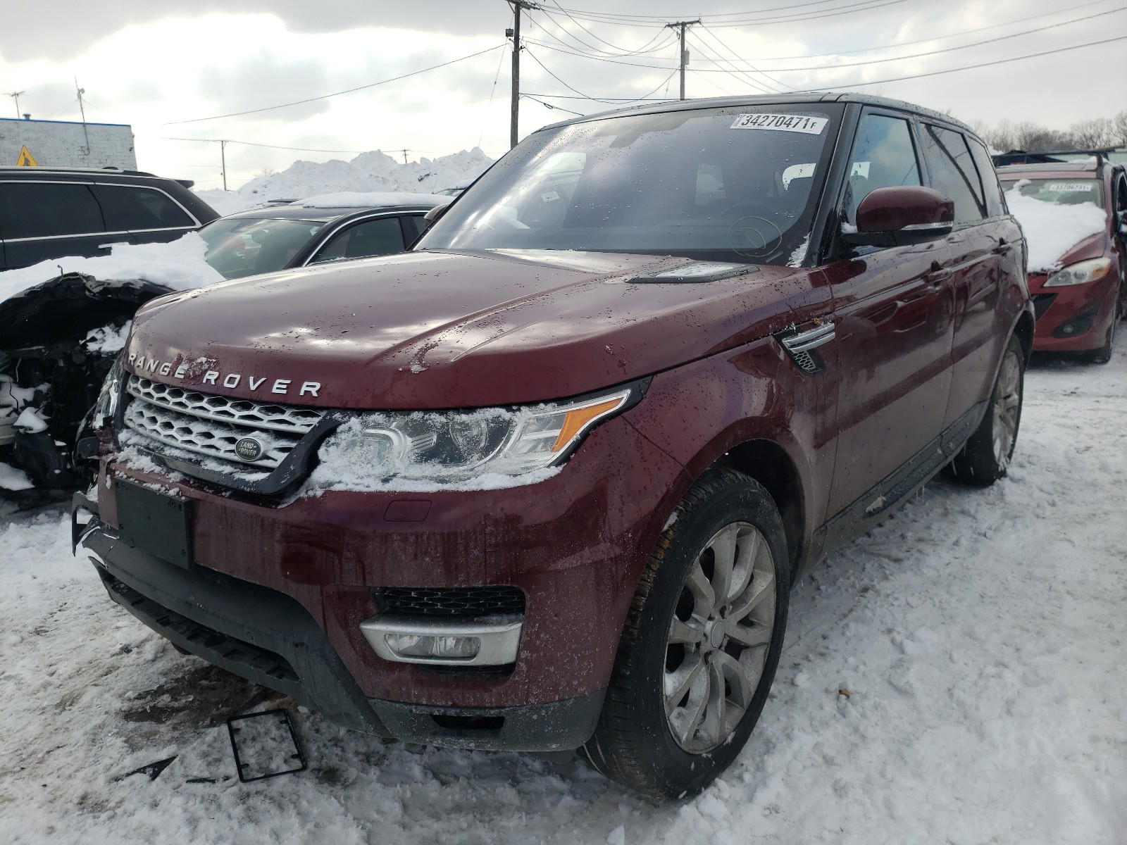 Photo 2 from auction – 2016 LAND ROVER RANGE ROVE with VIN SALWR2PF4GA115705