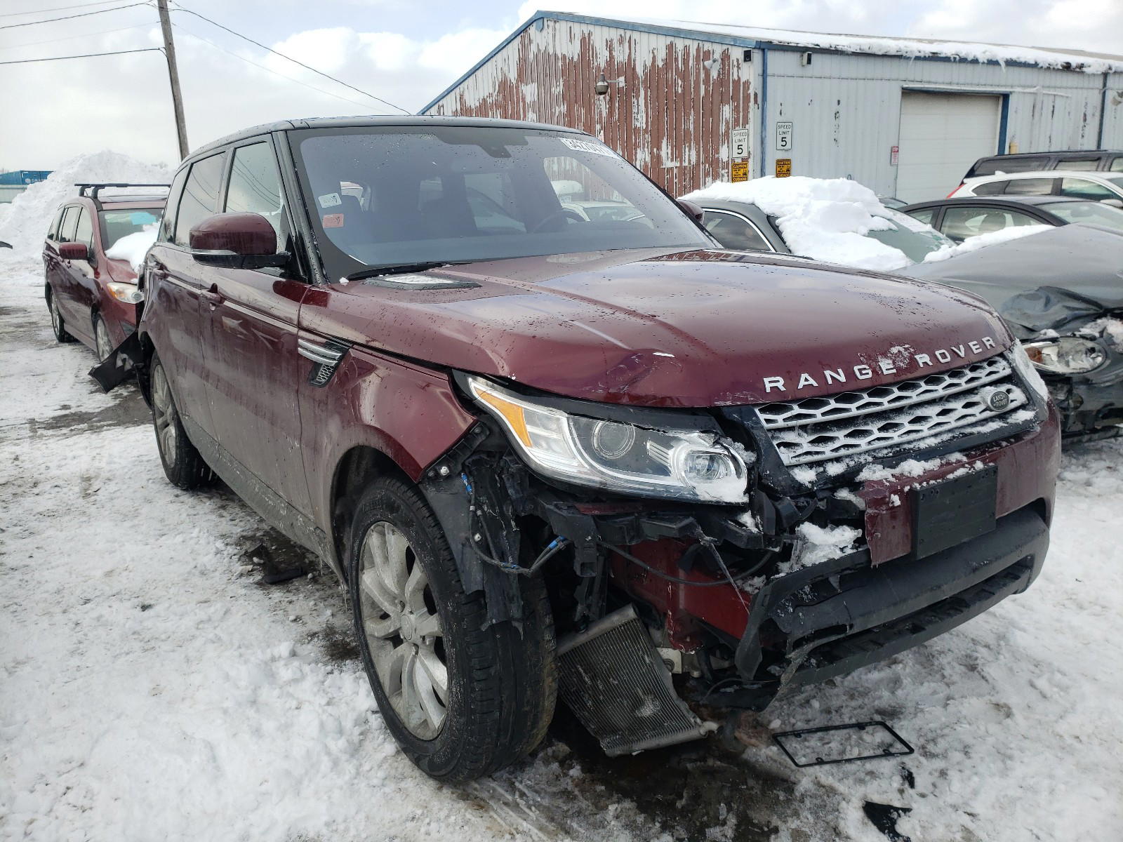 LAND ROVER RANGE ROVE 2016 with VIN SALWR2PF4GA115705 - Photo from auction