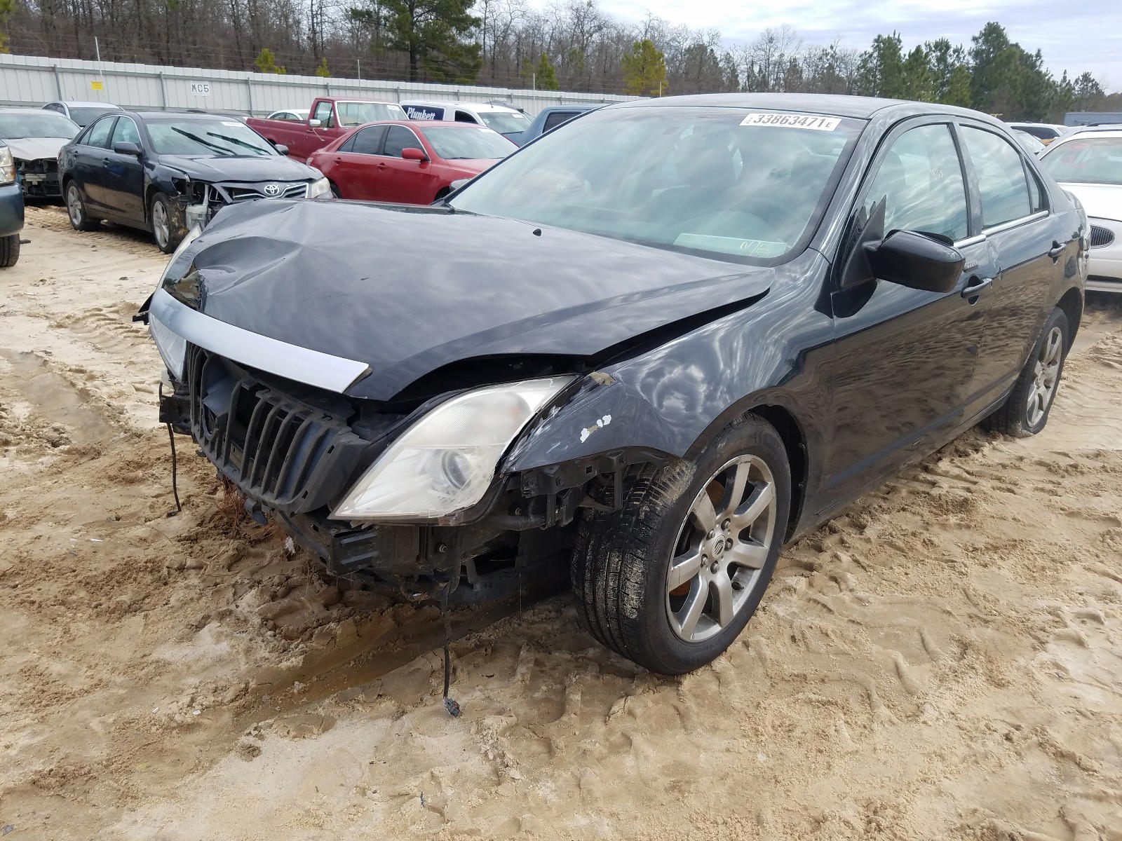 Photo 2 from auction – 2010 MERCURY MILAN with VIN 3MEHM0JA5AR611396