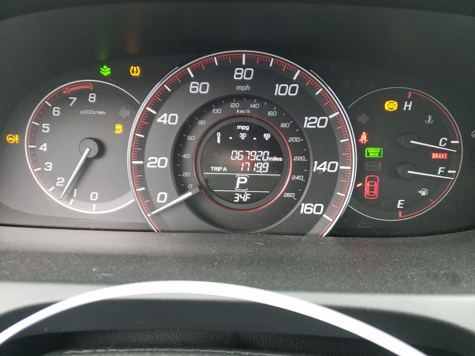 Photo 8 from auction – 2014 HONDA ACCORD SPO with VIN 1HGCR2F50EA102919