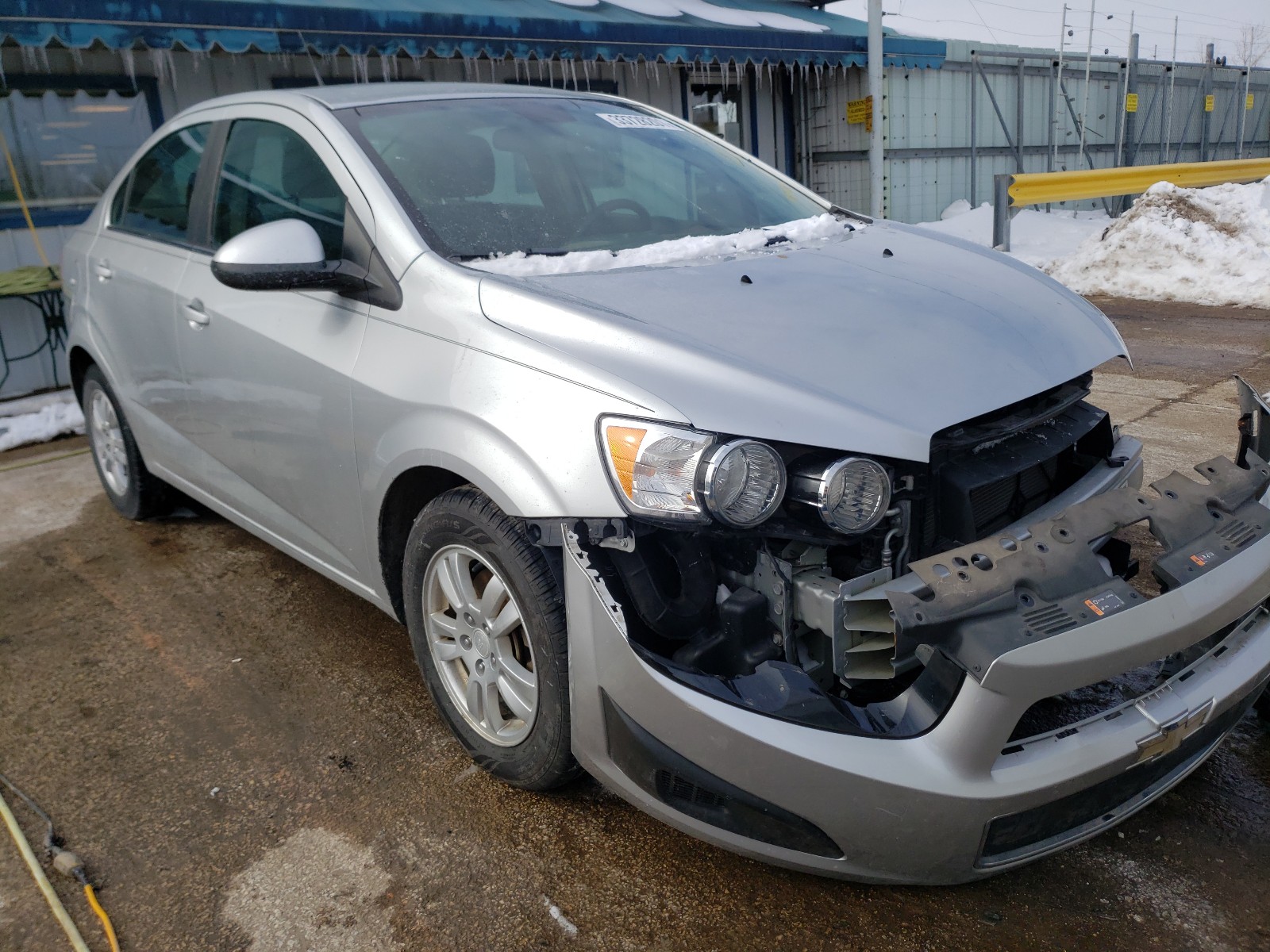 CHEVROLET SONIC LT 2013 with VIN 1G1JC5SH0D4185265 - Photo from auction