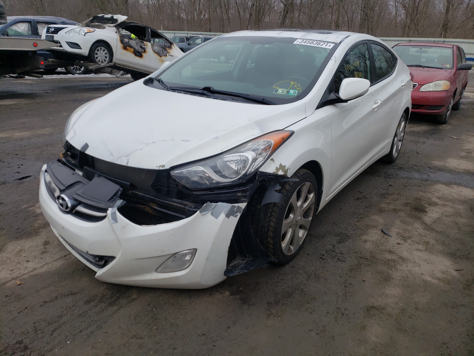 Photo 2 from auction – 2012 HYUNDAI ELANTRA GL with VIN 5NPDH4AE8CH098990