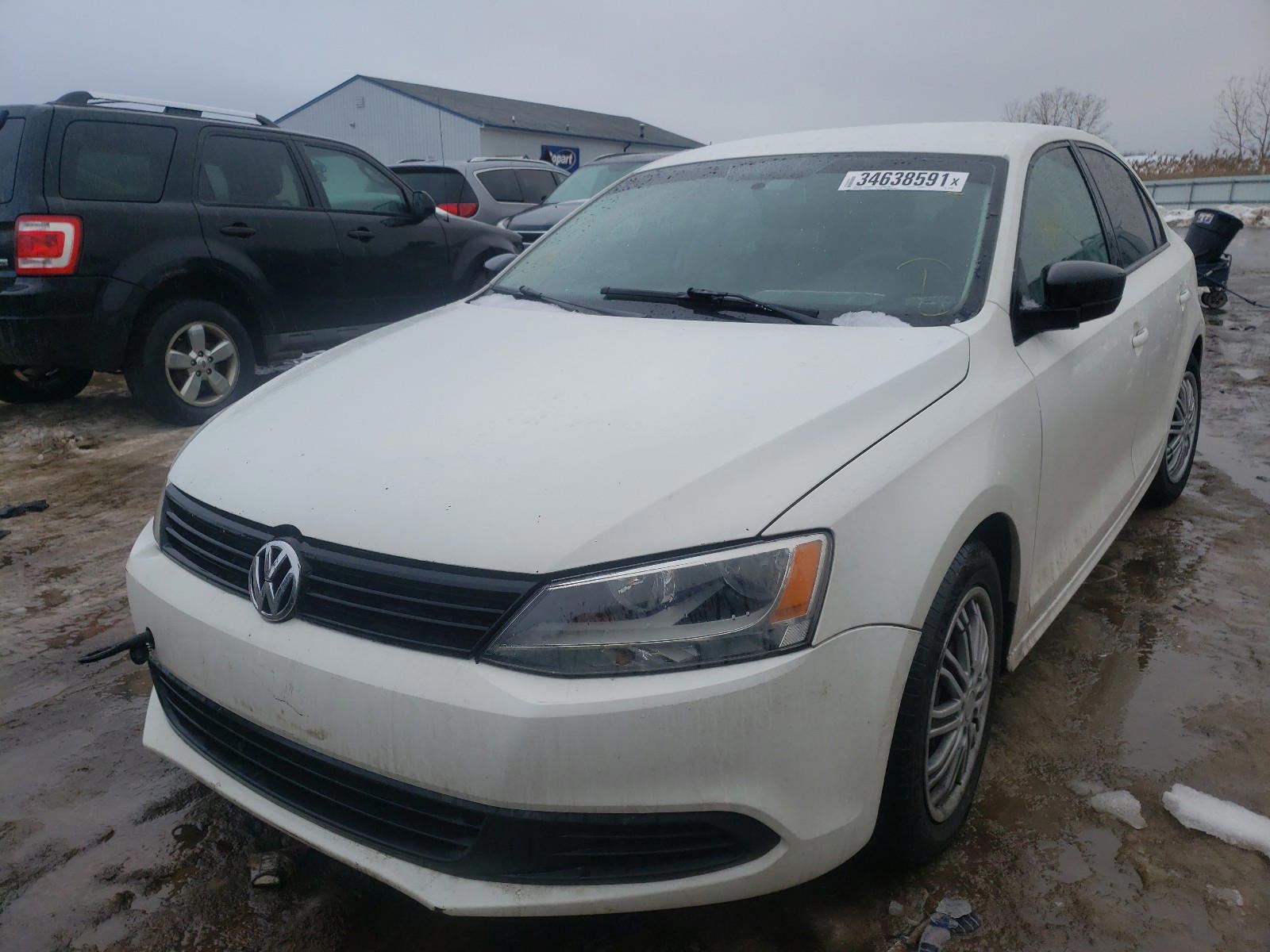 Photo 2 from auction – 2011 VOLKSWAGEN JETTA BASE with VIN 3VW2K7AJ6BM074989