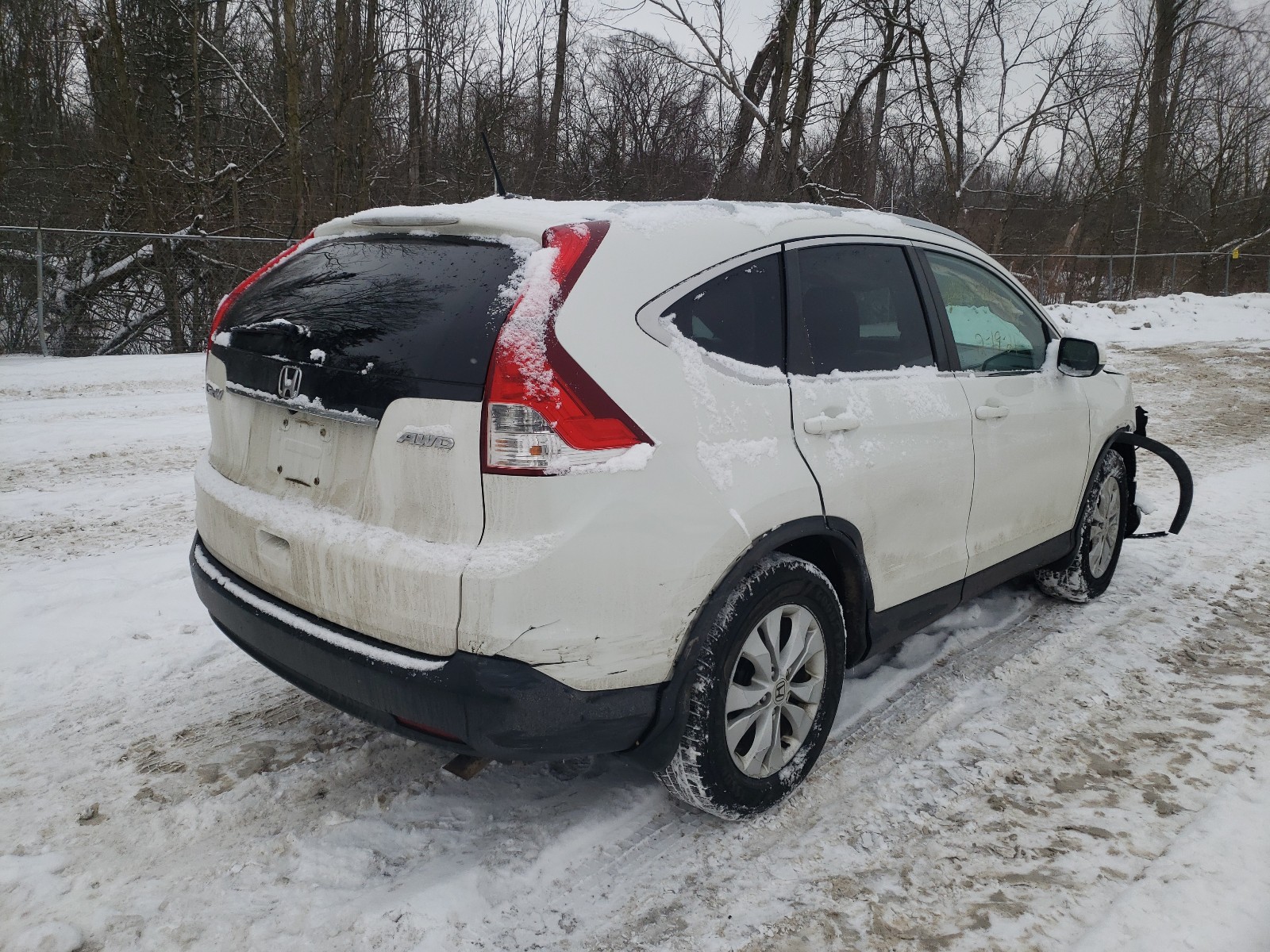 Photo 4 from auction – 2014 HONDA CR-V EXL with VIN 5J6RM4H72EL019038
