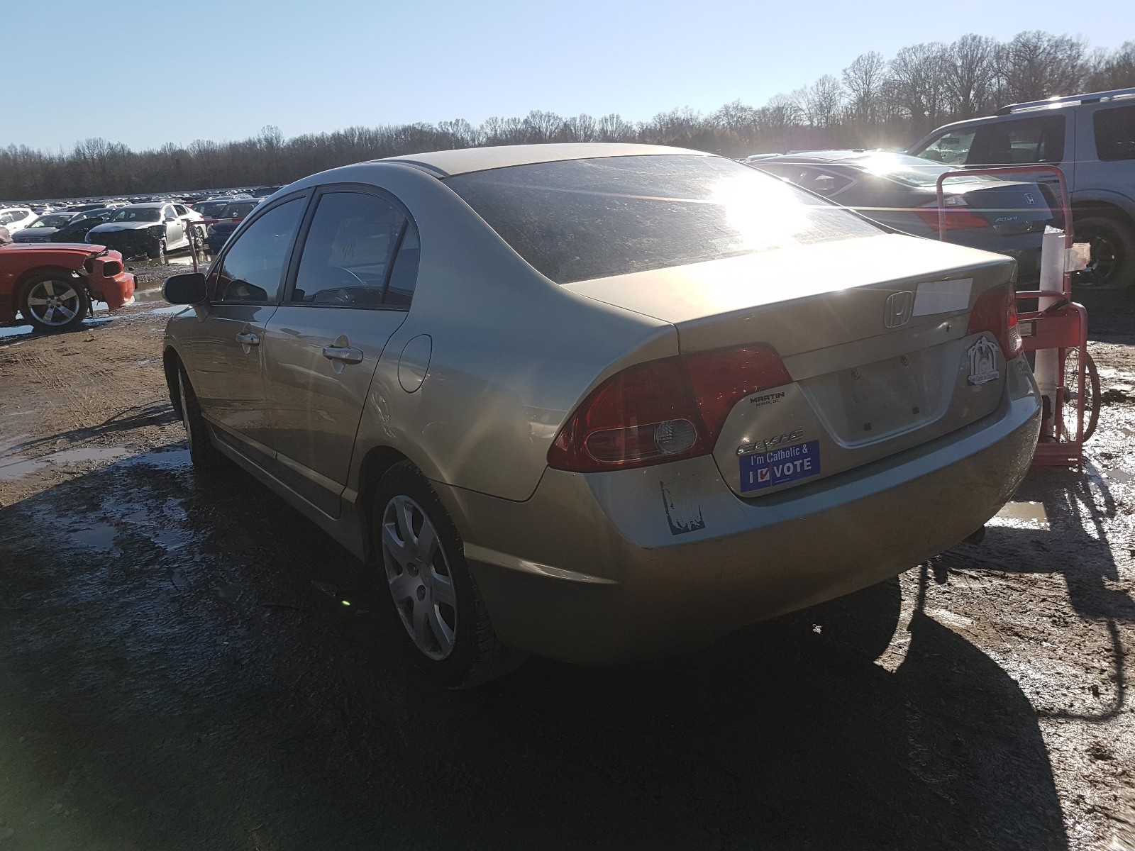 Photo 3 from auction – 2007 HONDA CIVIC LX with VIN 1HGFA16507L016435