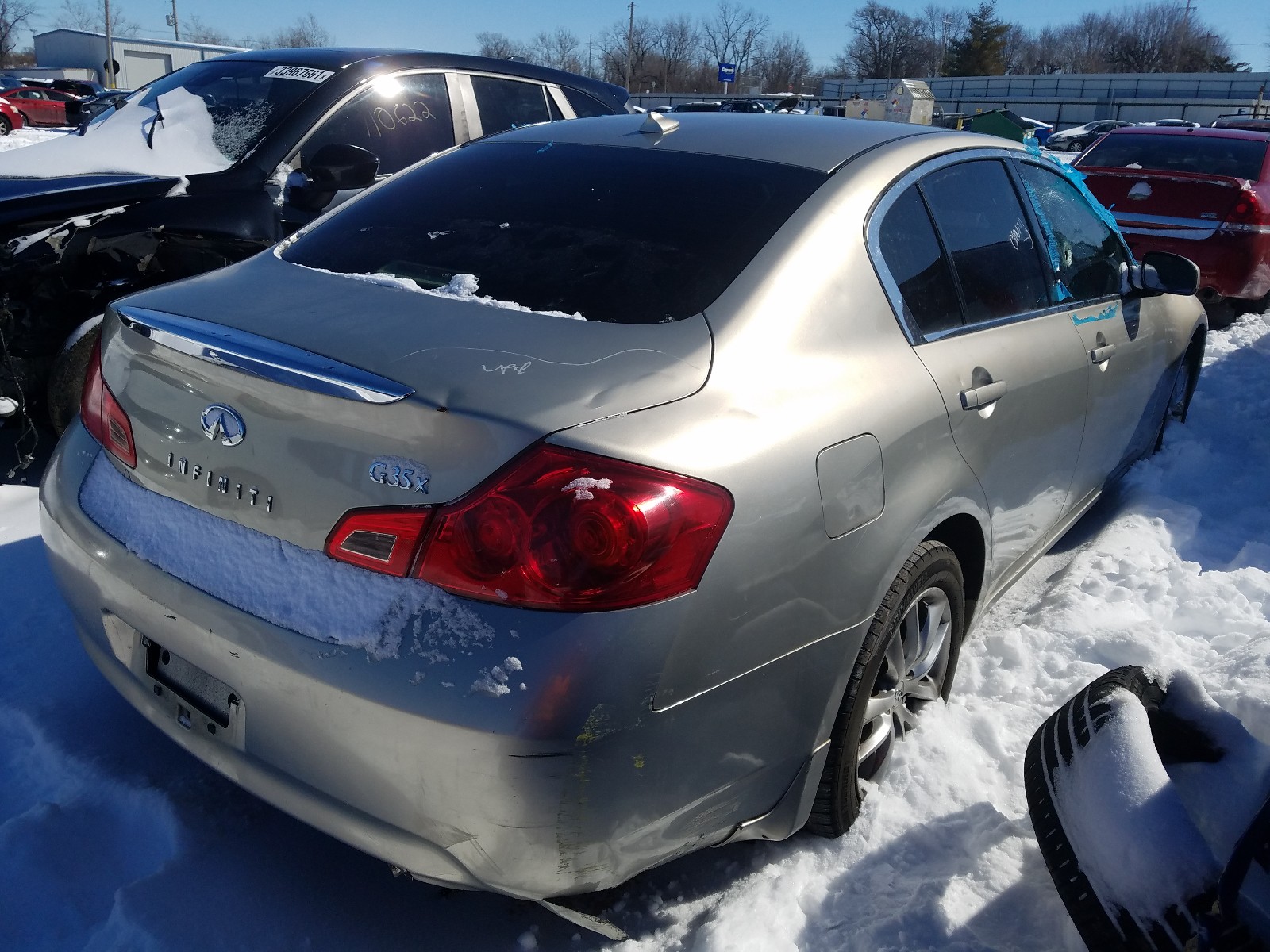 Photo 4 from auction – 2008 INFINITI G35 with VIN JNKBV61FX8M263602