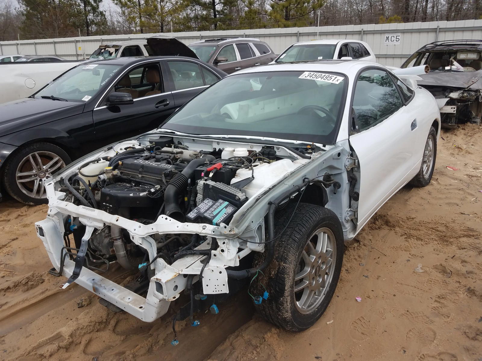 Photo 2 from auction – 1999 MITSUBISHI ECLIPSE GS with VIN 4A3AK44Y8XE055764