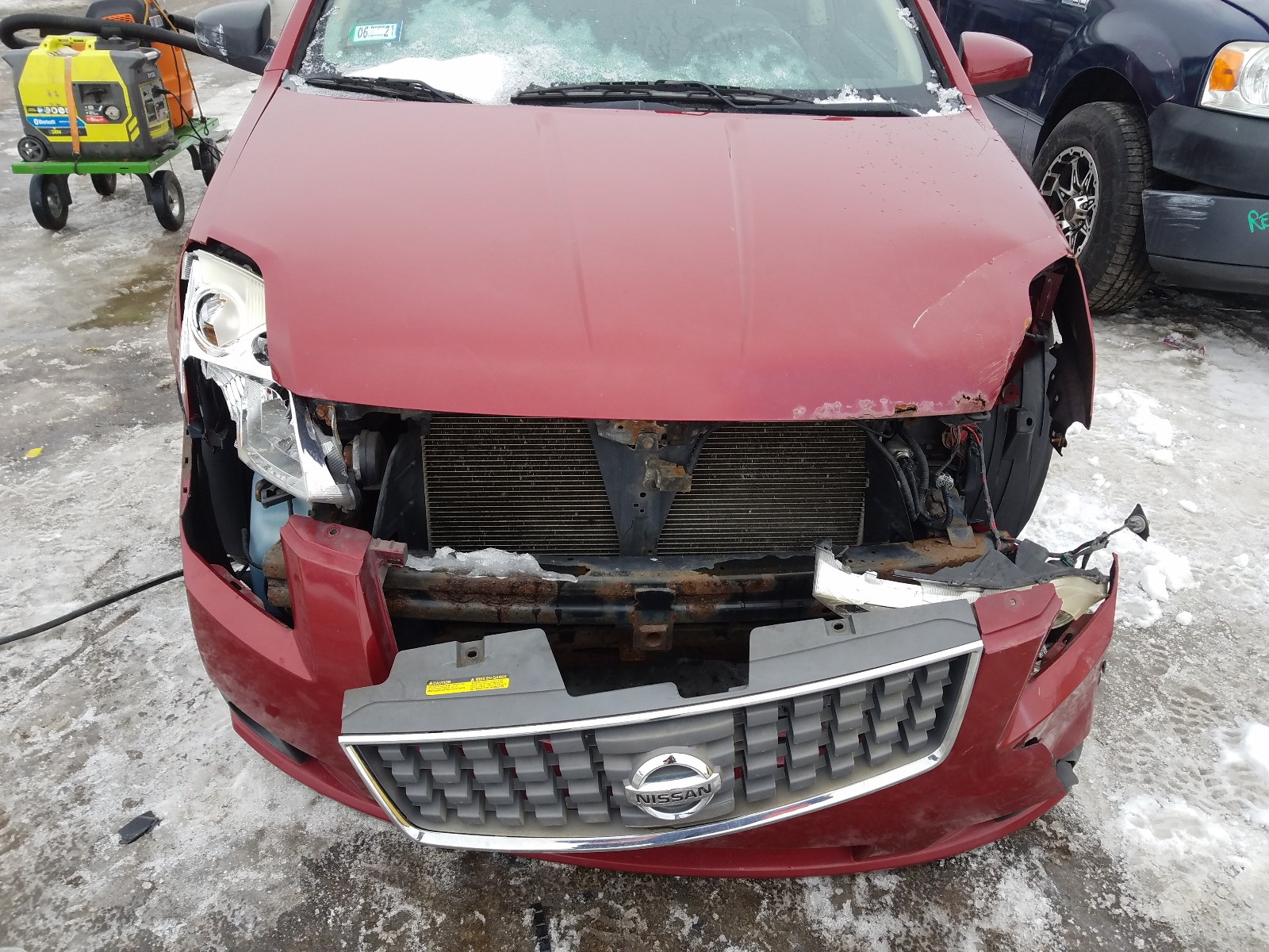 Photo 9 from auction – 2007 NISSAN SENTRA 2.0 with VIN 3N1AB61E67L618130