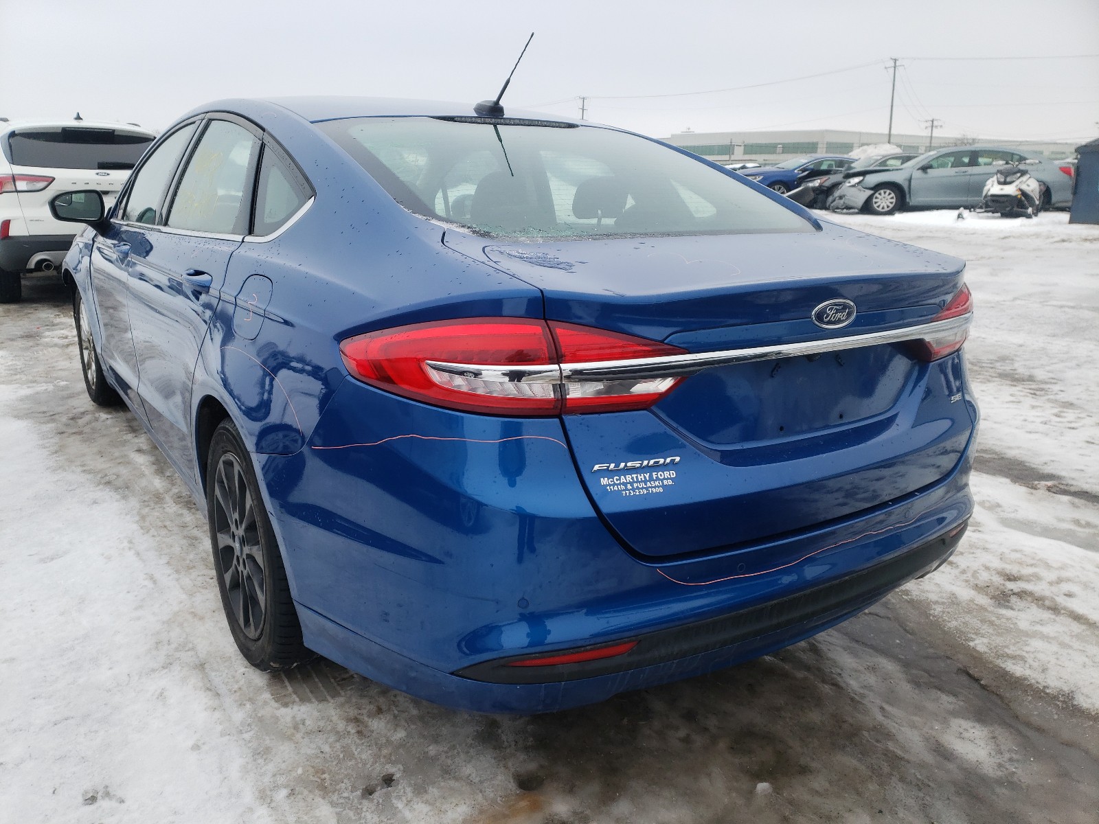 Photo 3 from auction – 2017 FORD FUSION SE with VIN 3FA6P0H70HR205889