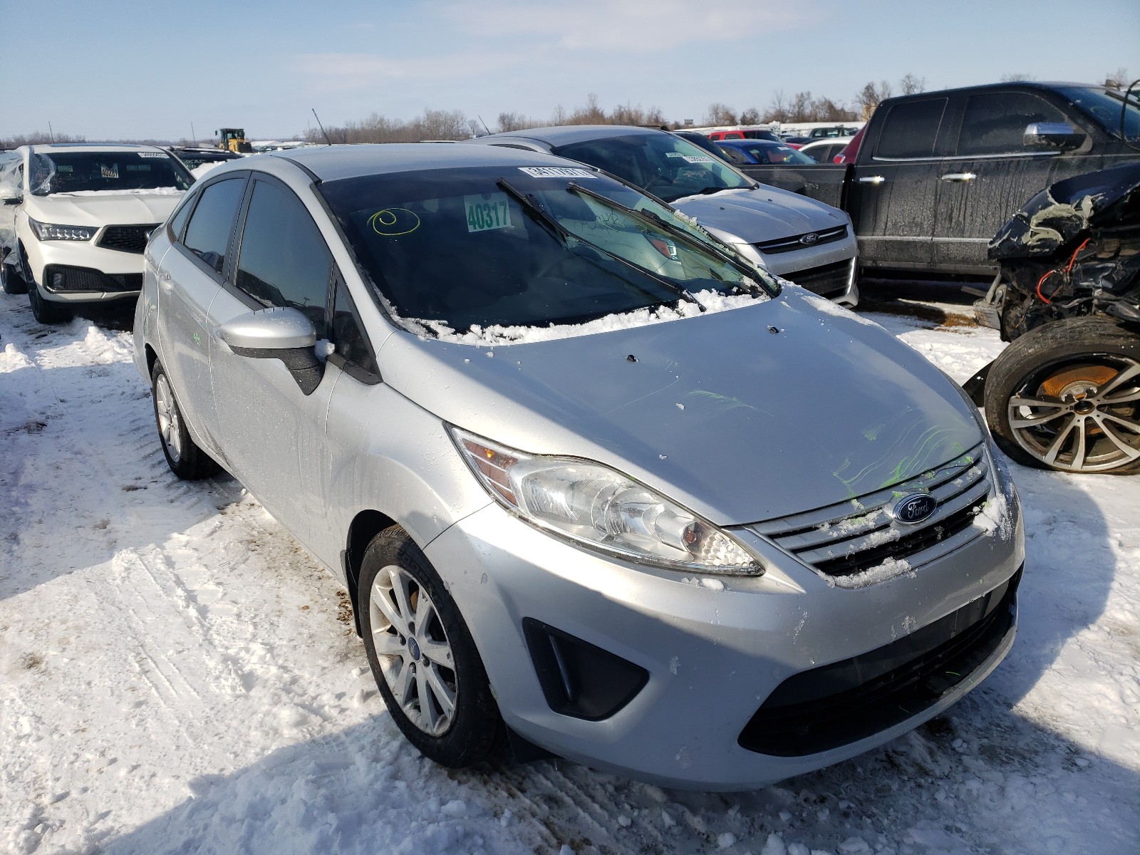 FORD FIESTA S 2012 with VIN 3FADP4AJXCM186990 - Photo from auction