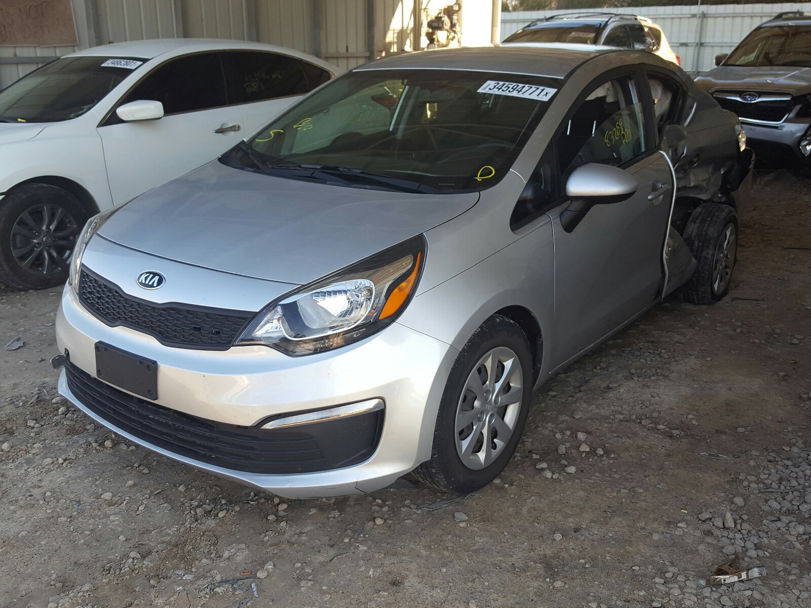 Photo 2 from auction – 2016 KIA RIO LX with VIN KNADM4A39G6632831