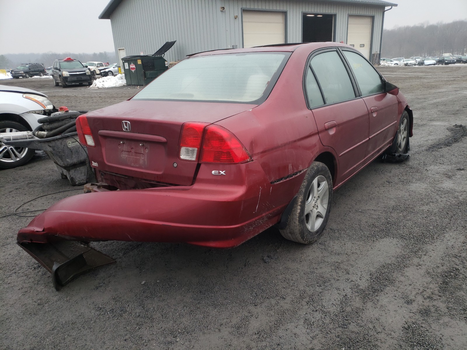 Photo 4 from auction – 2005 HONDA CIVIC EX with VIN 2HGES26795H557882