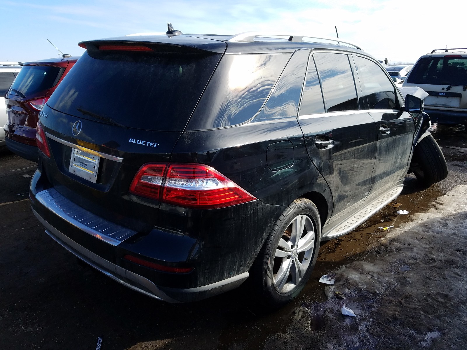 Photo 4 from auction – 2014 MERCEDES-BENZ ML 350 BLU with VIN 4JGDA2EB0EA353940