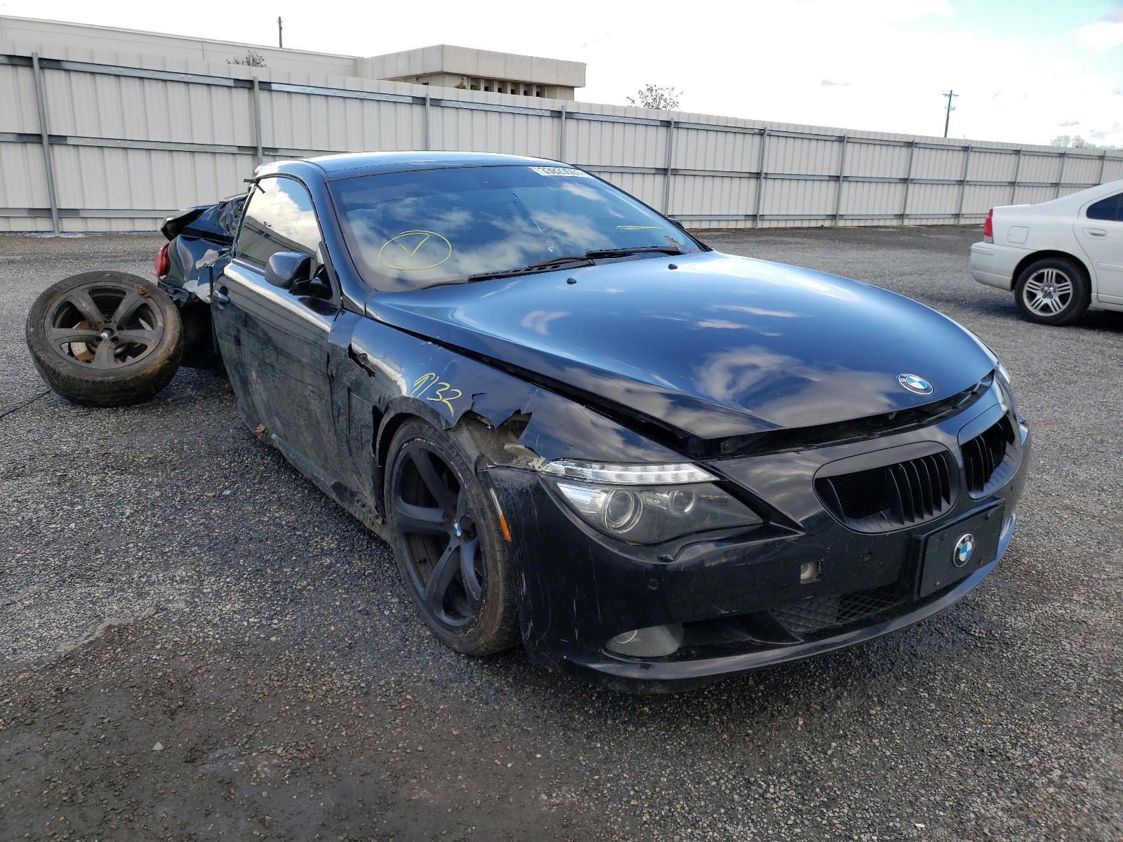 BMW 650 I 2008 with VIN WBAEA53568CV91739 - Photo from auction