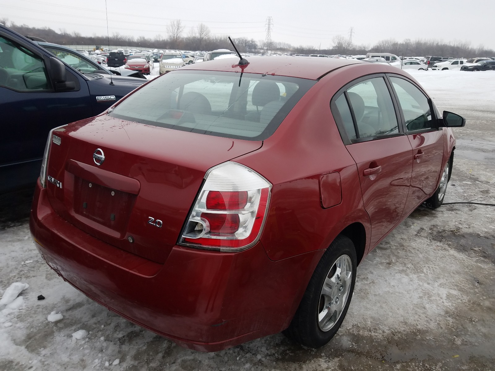 Photo 4 from auction – 2007 NISSAN SENTRA 2.0 with VIN 3N1AB61E67L618130