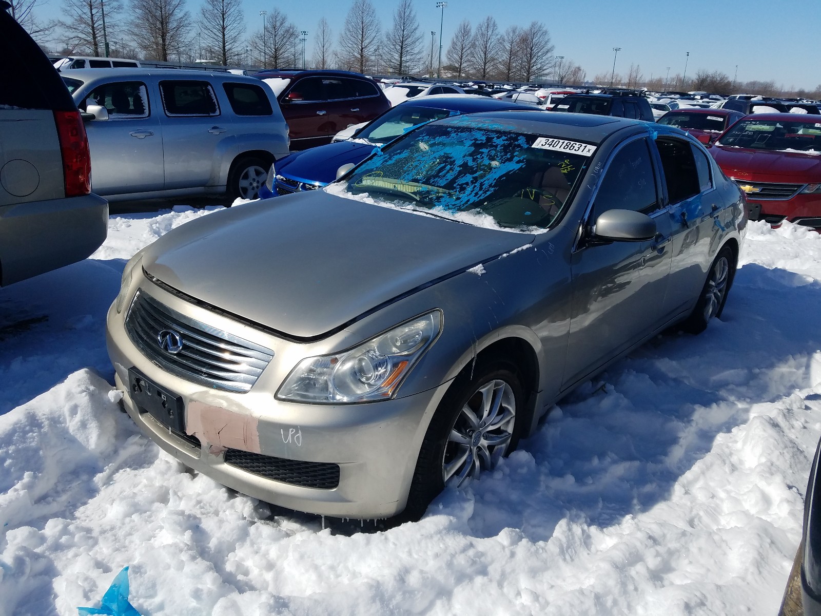 Photo 2 from auction – 2008 INFINITI G35 with VIN JNKBV61FX8M263602