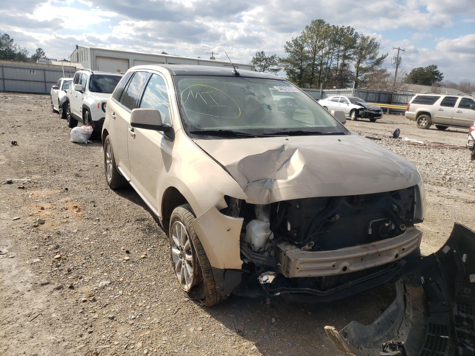 FORD EDGE SEL P 2007 with VIN 2FMDK49CX7BB70838 - Photo from auction