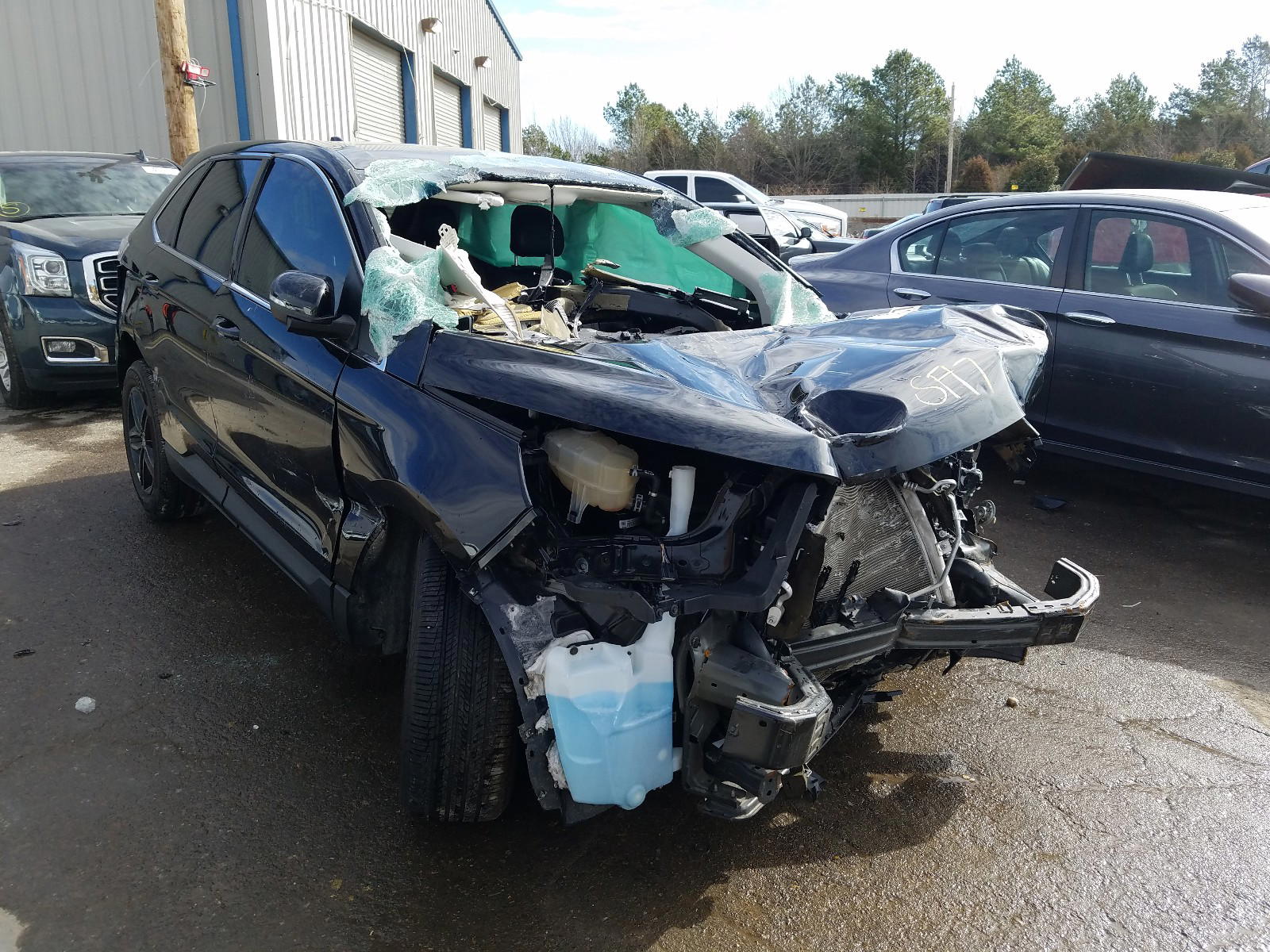 FORD EDGE SEL 2017 with VIN 2FMPK3J95HBB97972 - Photo from auction