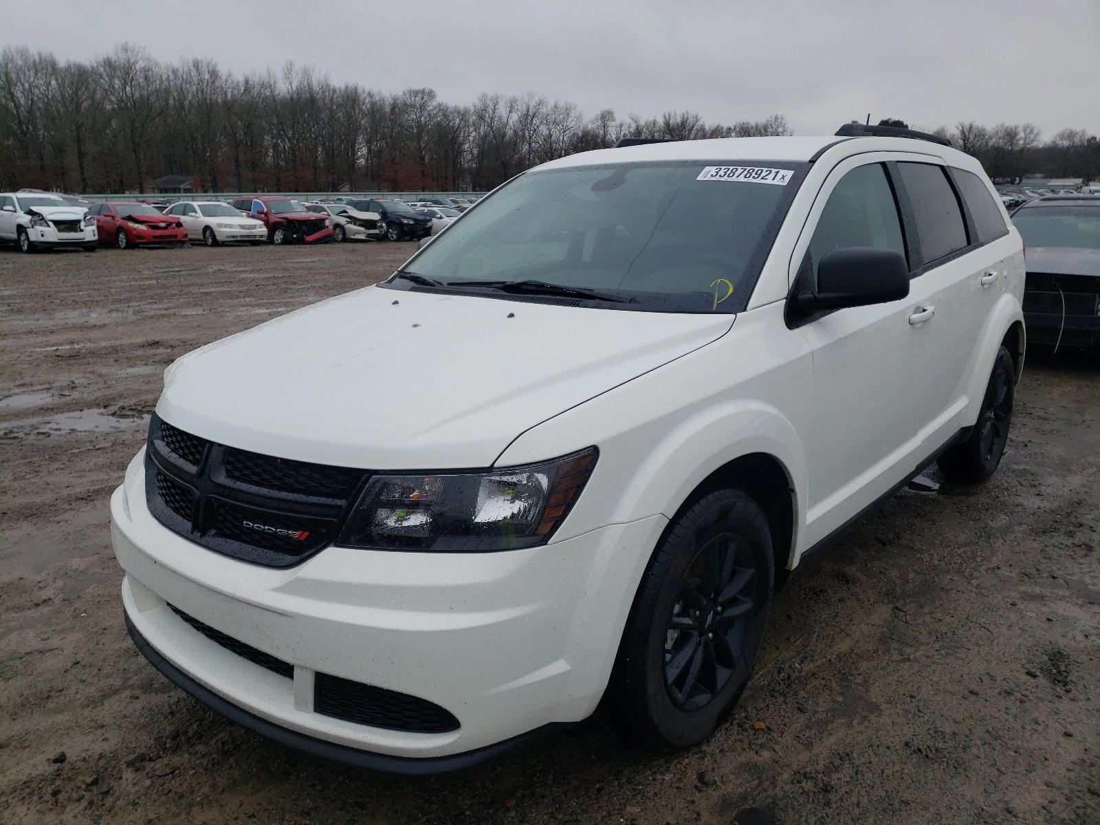 Photo 2 from auction – 2020 DODGE JOURNEY SE with VIN 3C4PDCAB0LT266193